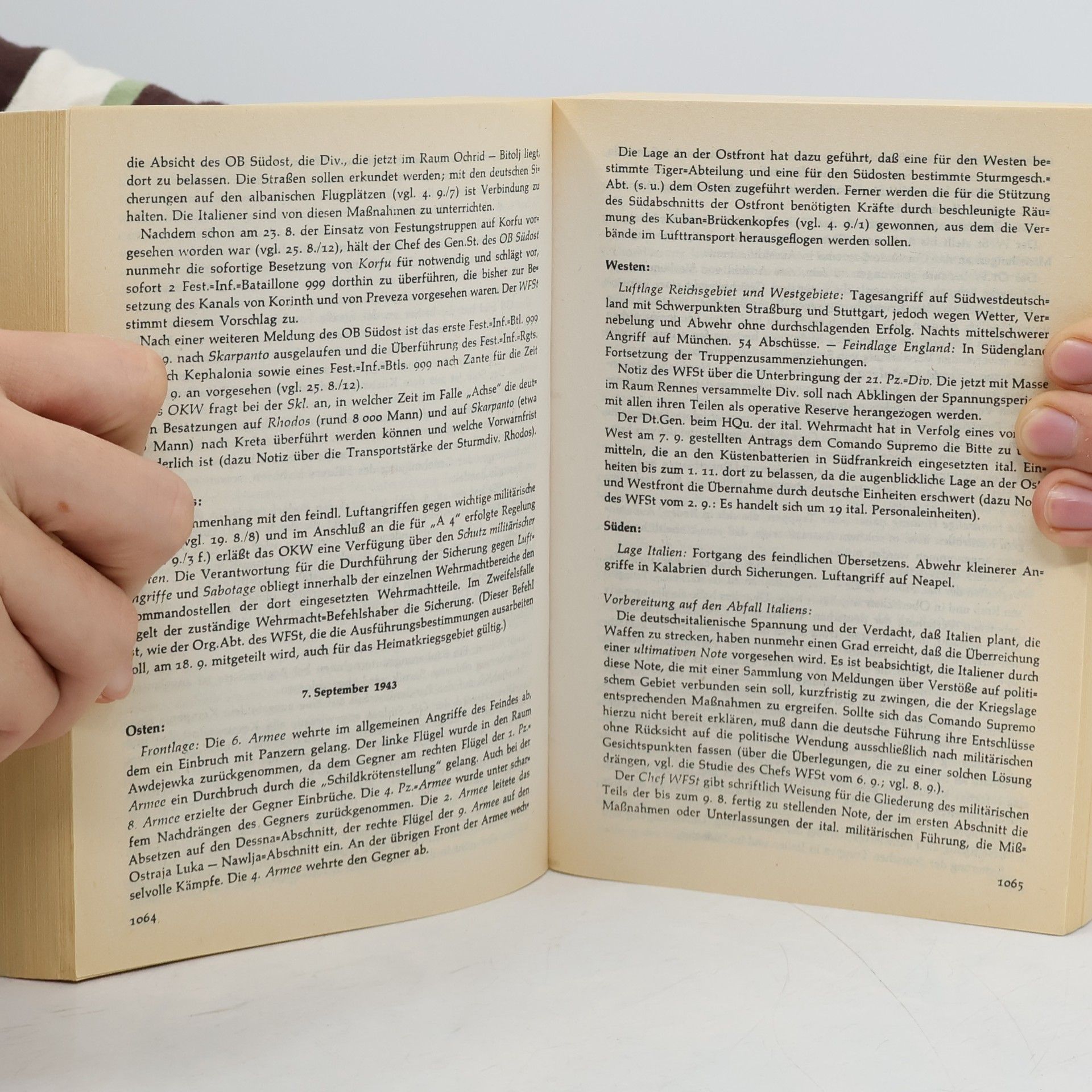 Percy Ernst Schramm Kriegstagebuch des Oberkommandos der Wehrmacht 1943. Teilband 2. 6