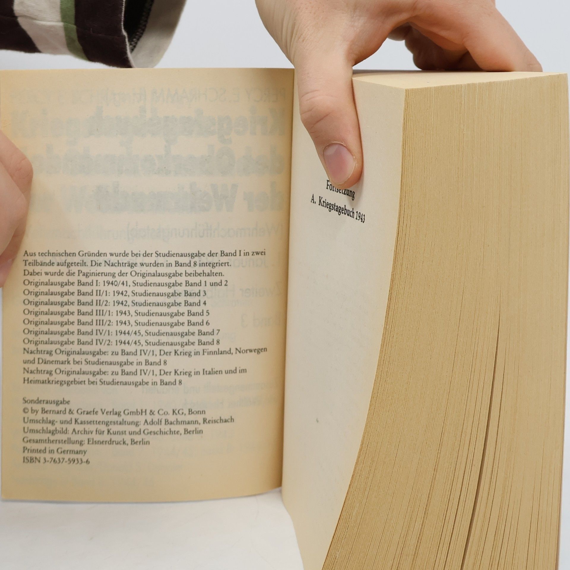 Percy Ernst Schramm Kriegstagebuch des Oberkommandos der Wehrmacht 1943. Teilband 2. 6