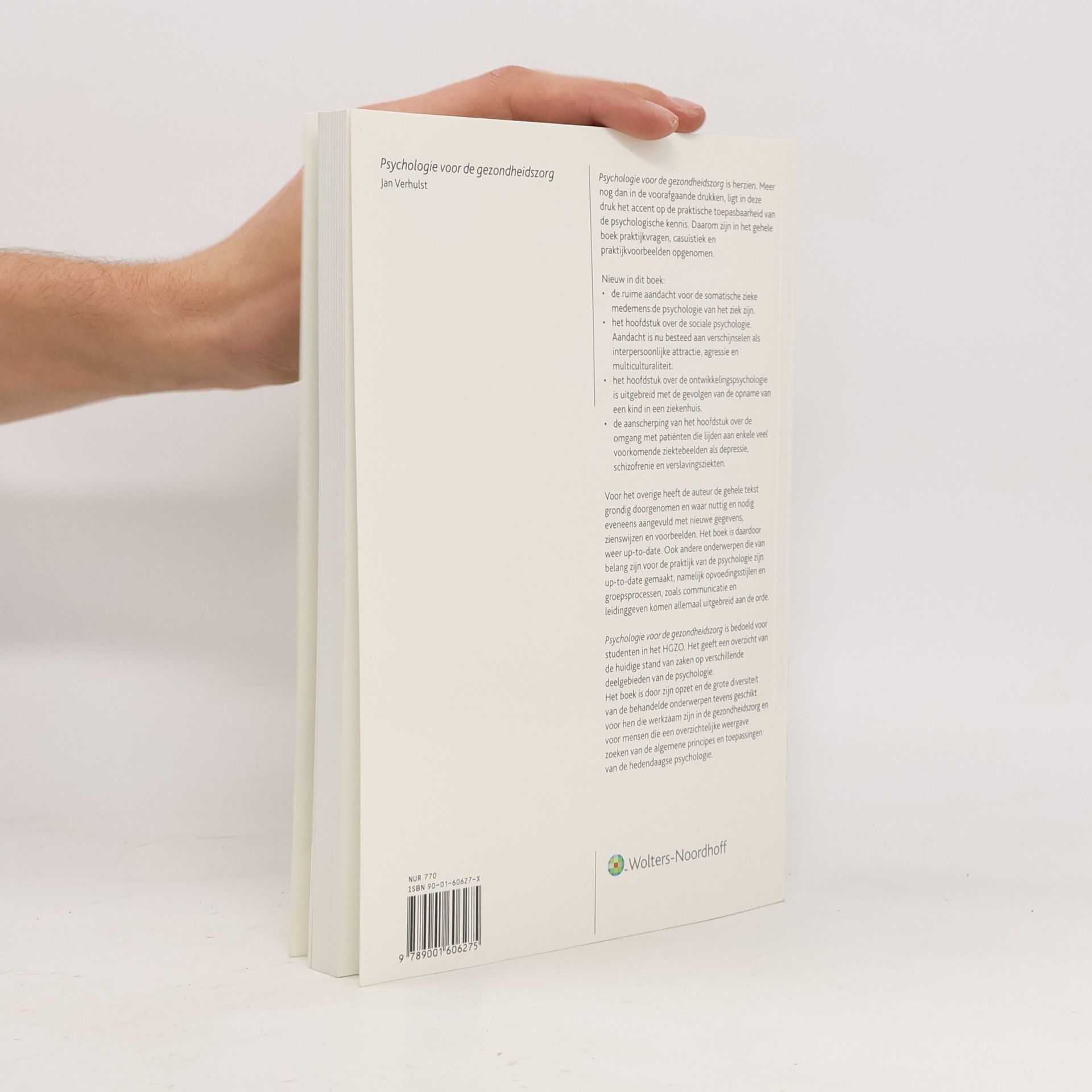 Johannes Cornelis Robertus Maria Verhulst Psychologie voor de gezondheidszorg