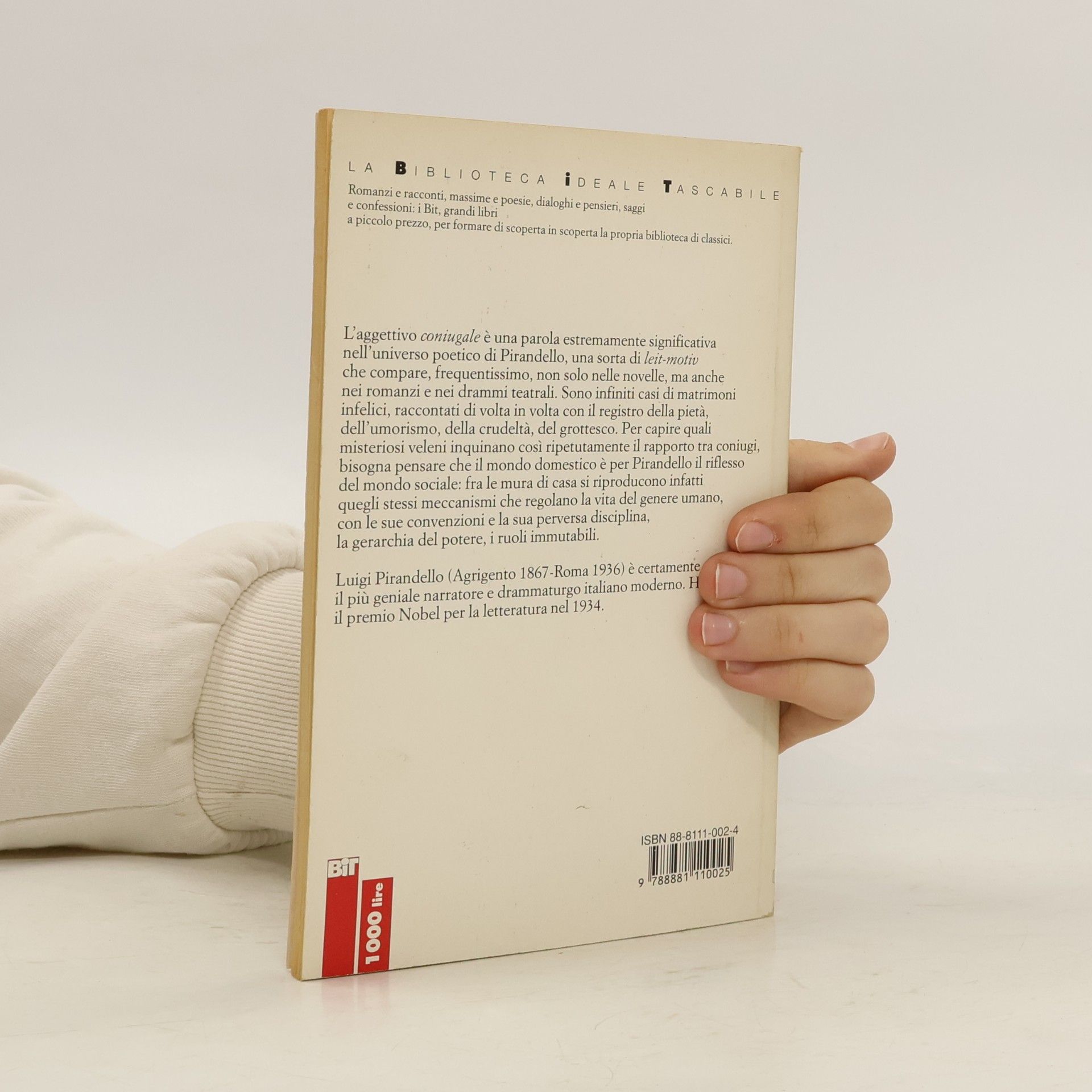 Luigi Pirandello Non è una cosa seria