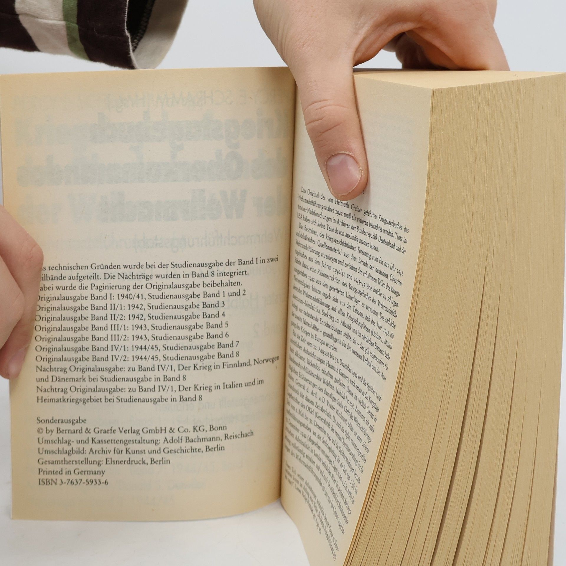 Percy Ernst Schramm Kriegstagebuch des Oberkommandos der Wehrmacht 1942. Teilband 1. 3