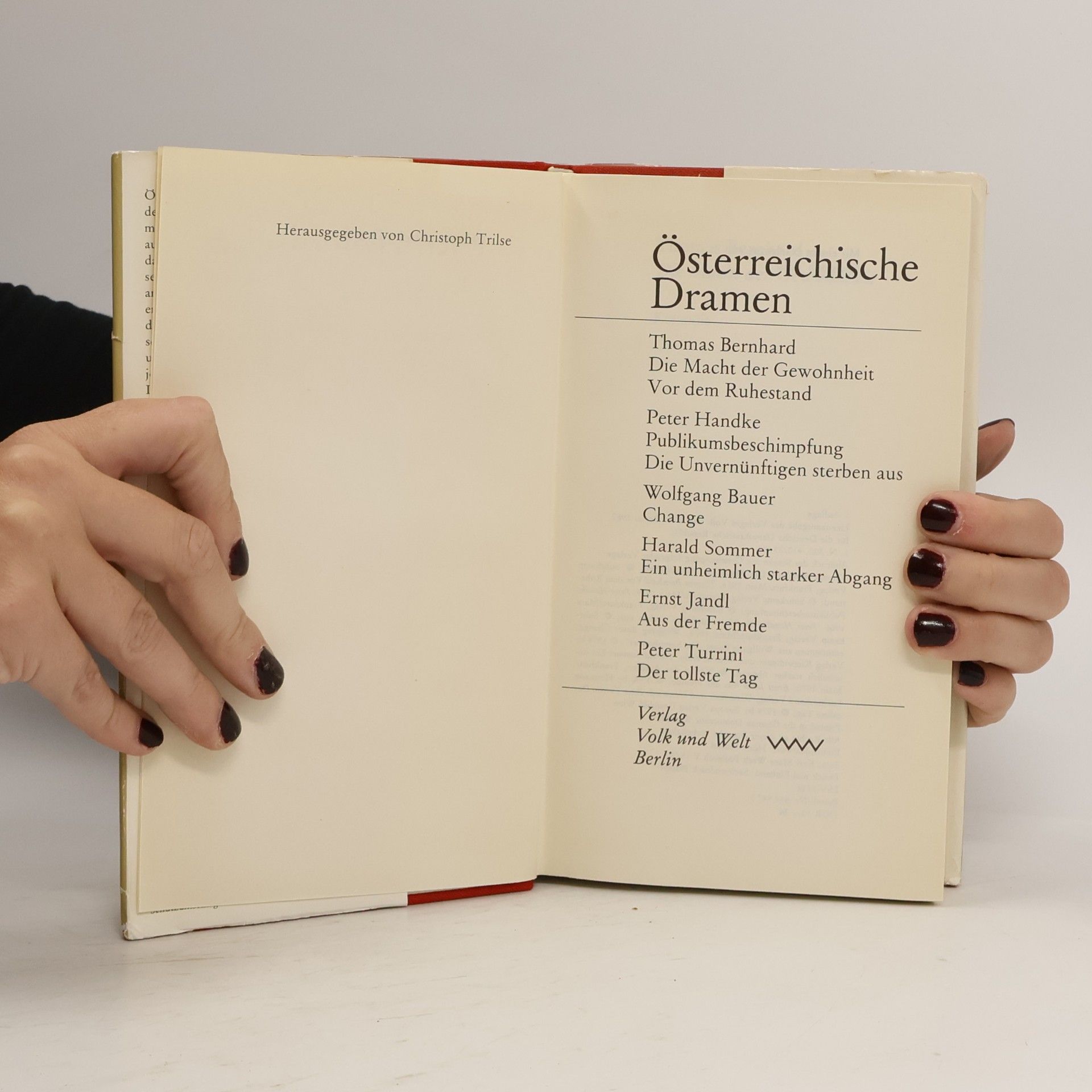 Thomas Bernhard Dramen
