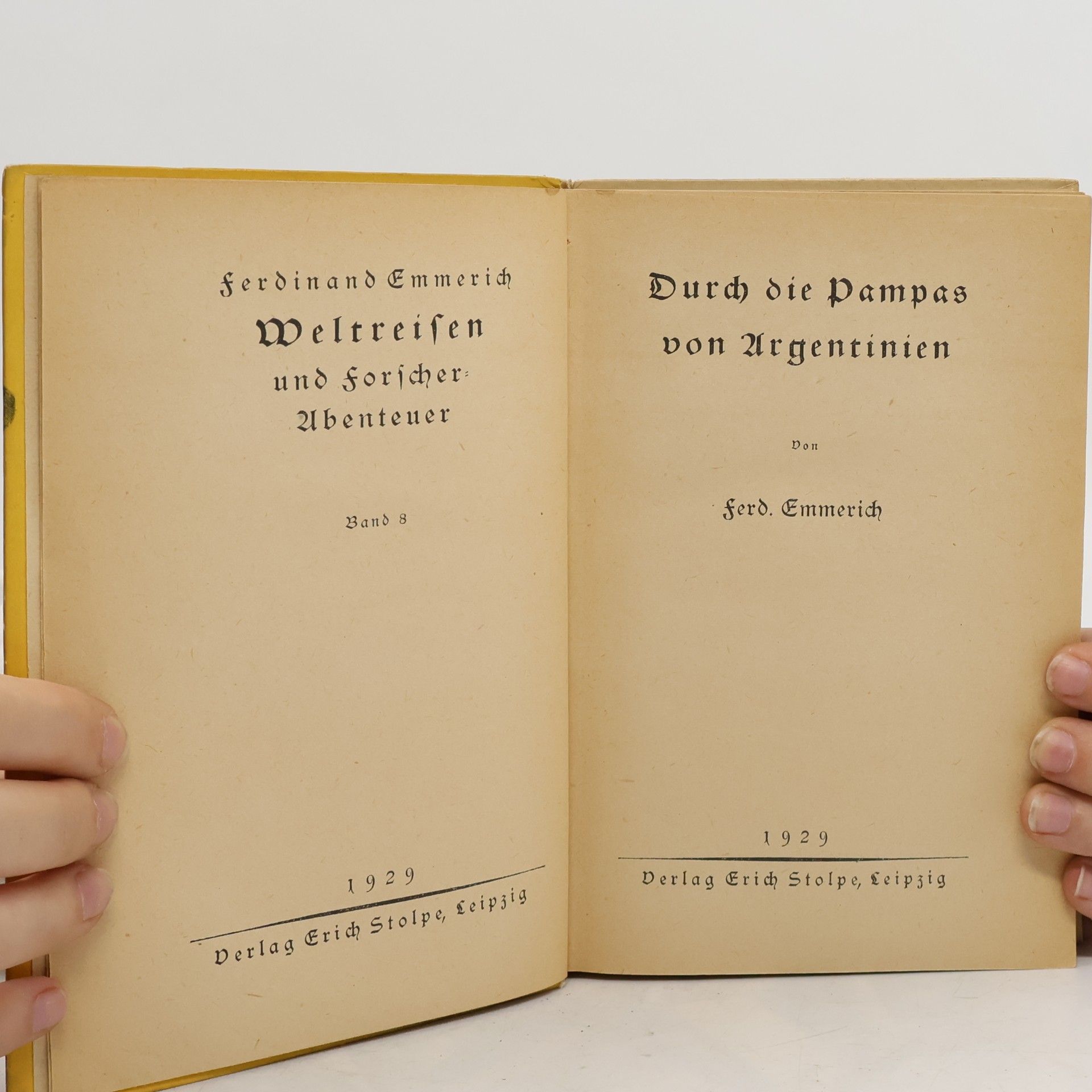 Emmerich Durch die Pampas von Argentinien