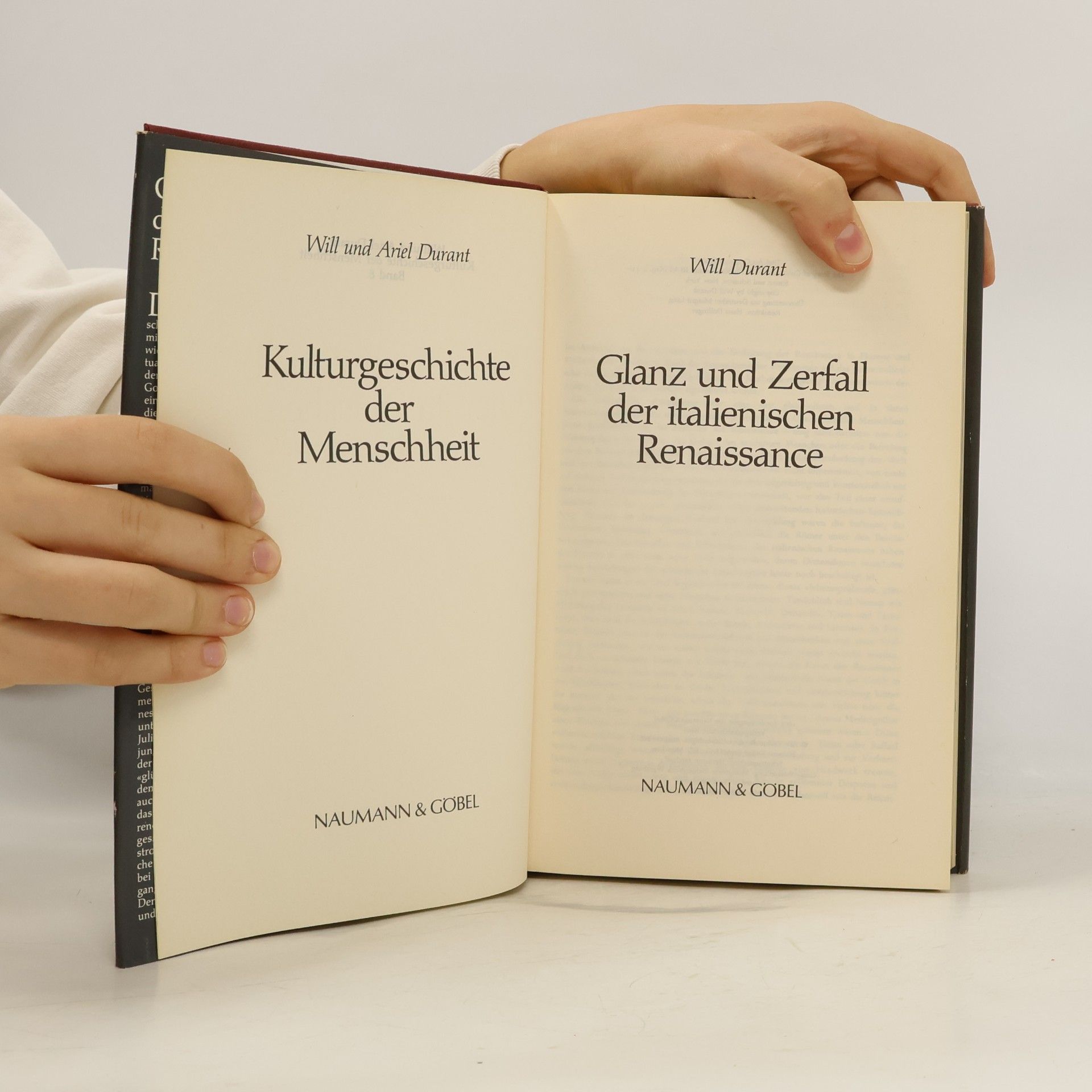 Will Durant Kulturgeschichte der Menschheit 8. Glanz und Zerfall der italienischen Renaissance