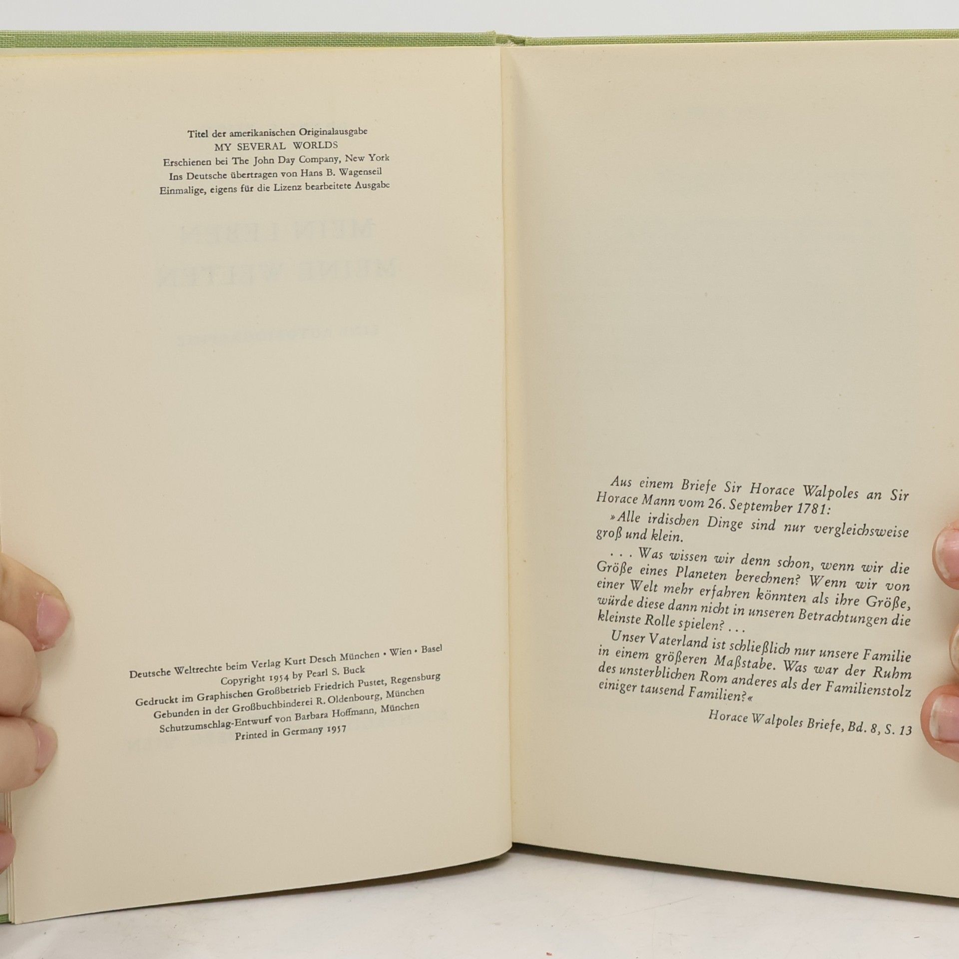 Pearl S. Buck Mein Leben Meine Welten