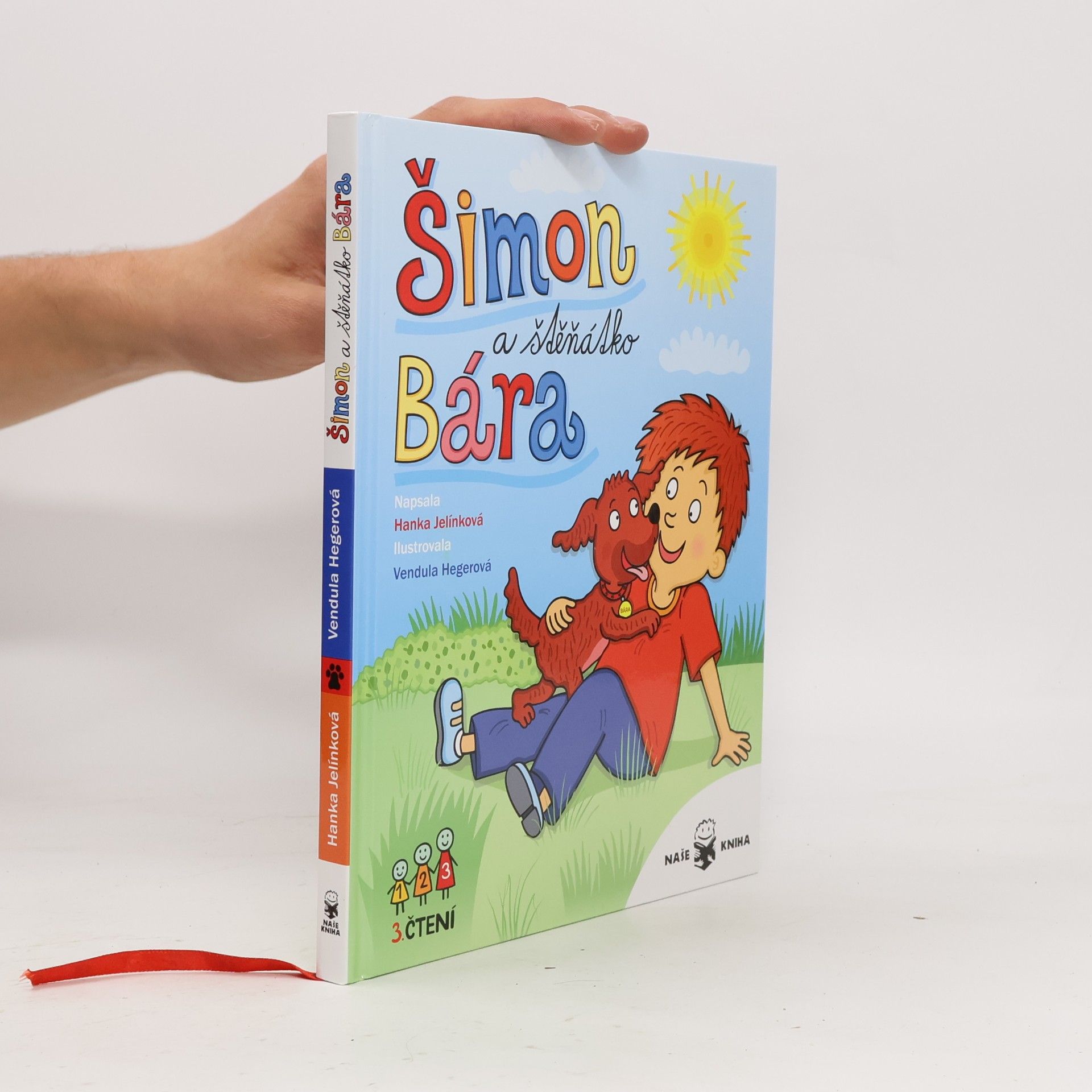 Hanka Jelínková Šimon a štěnátko Bára