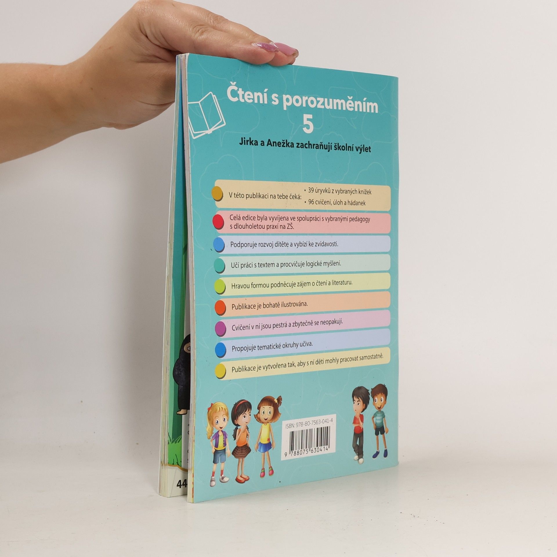 Zdena Effová Čtení s porozuměním 5: Jirka a Anežka zachraňují školní výlet