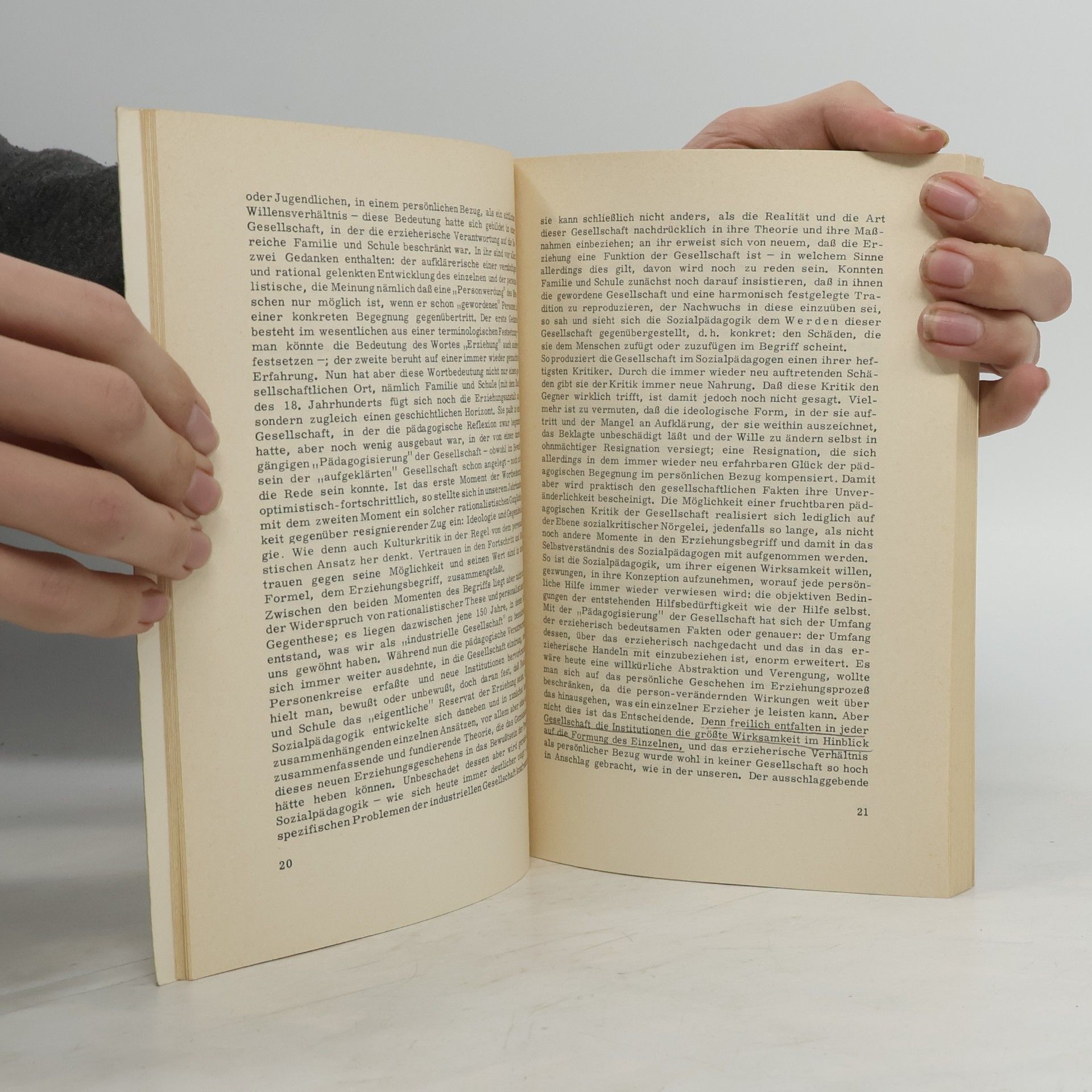 Klaus Mollenhauer Einführung in die Sozialpädagogik I.