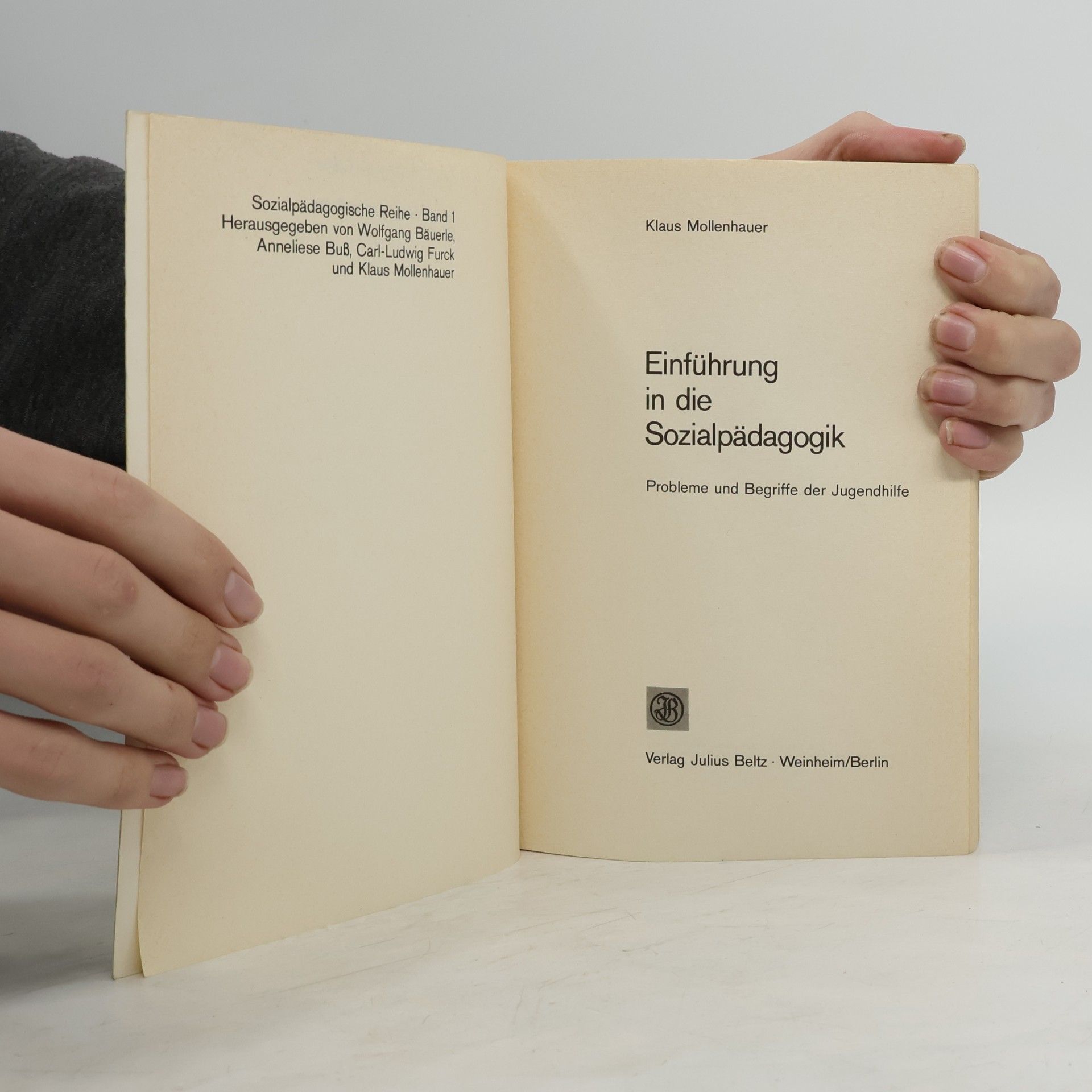 Klaus Mollenhauer Einführung in die Sozialpädagogik I.