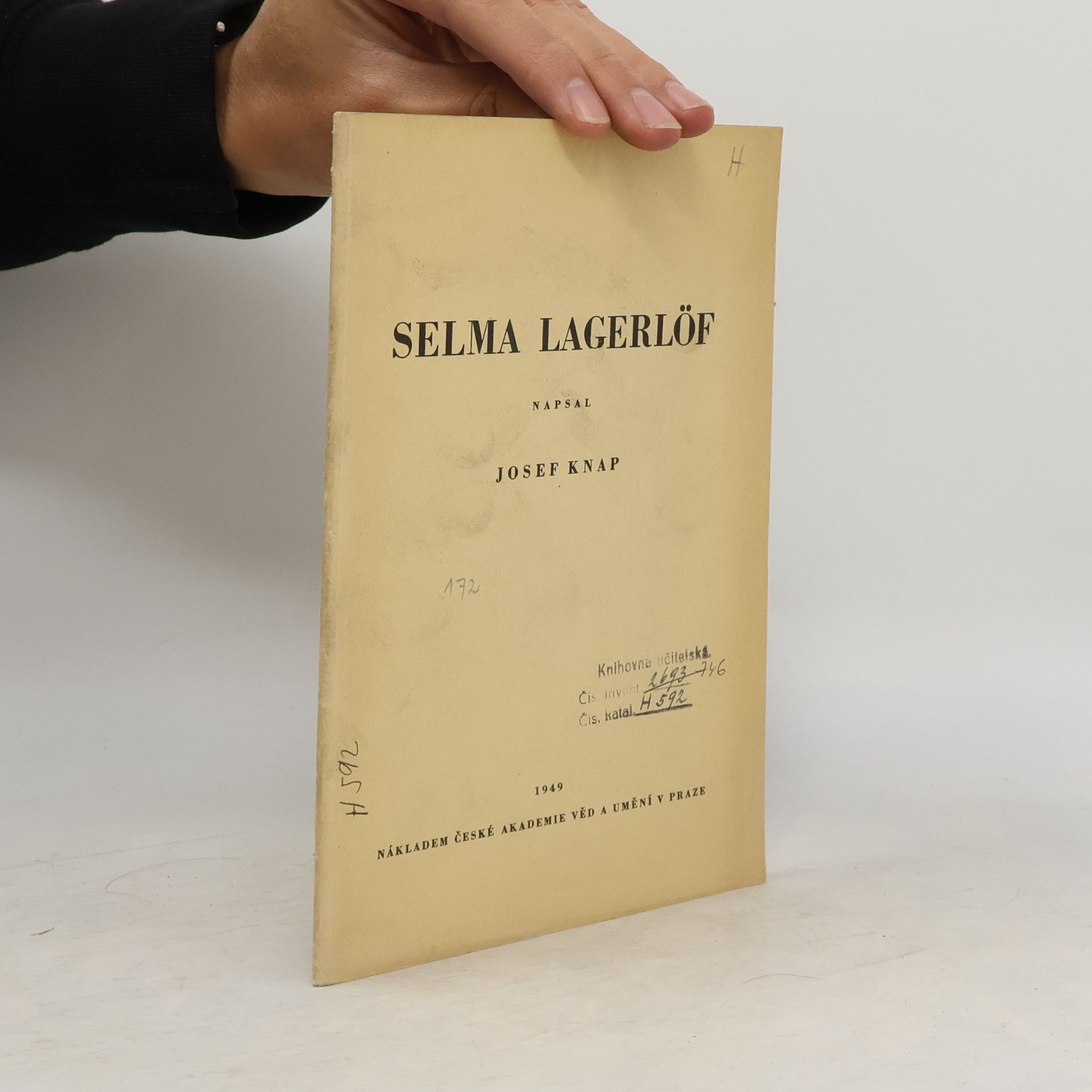 Josef Knap Selma Lagerlöf