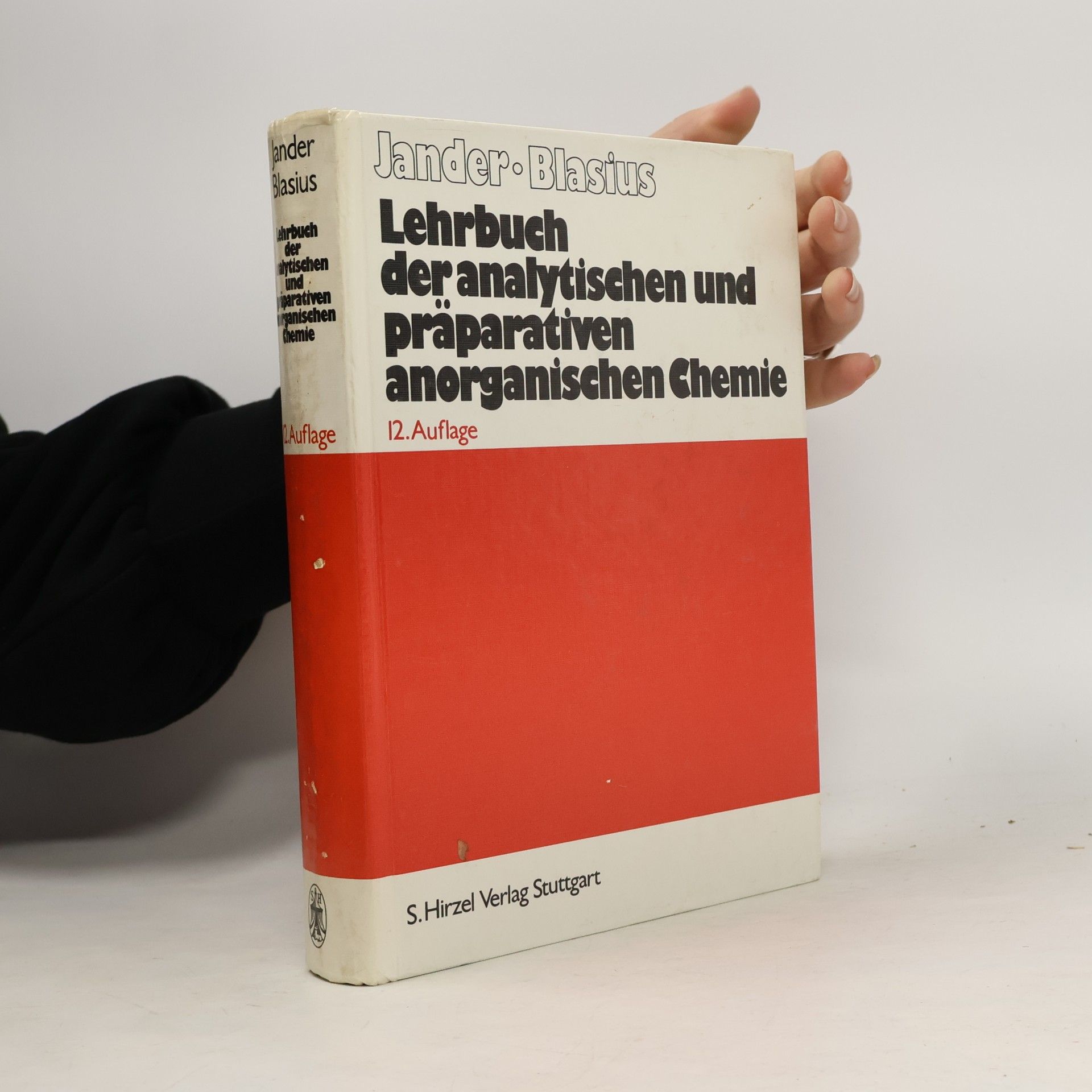 Gerhart Jander Lehrbuch der analytischen und präparativen anorganischen Chemie
