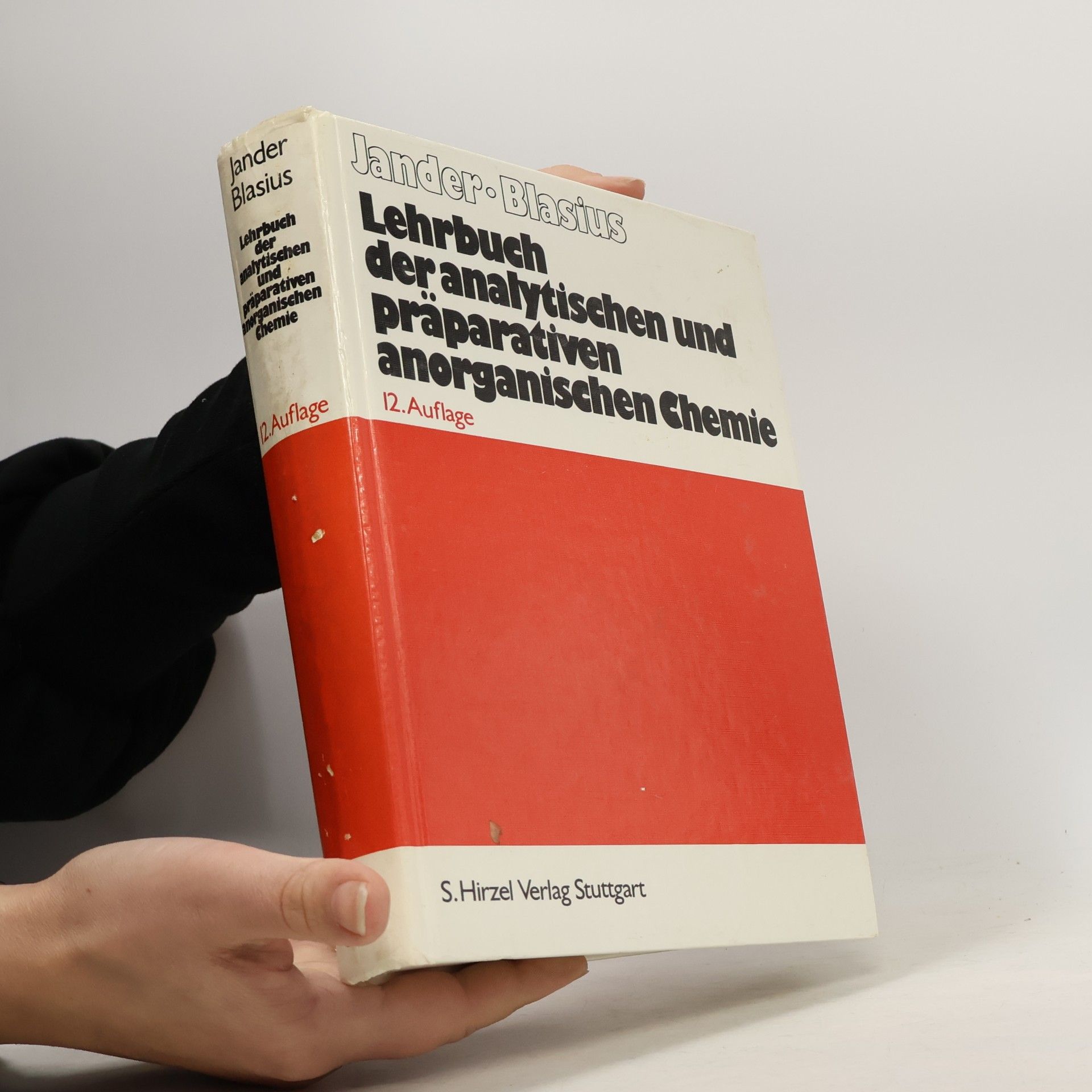 Gerhart Jander Lehrbuch der analytischen und präparativen anorganischen Chemie