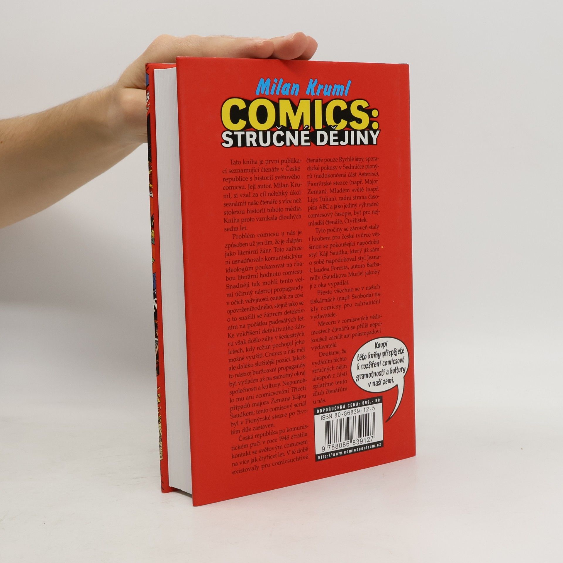 Milan Kruml Comics: Stručné dějiny