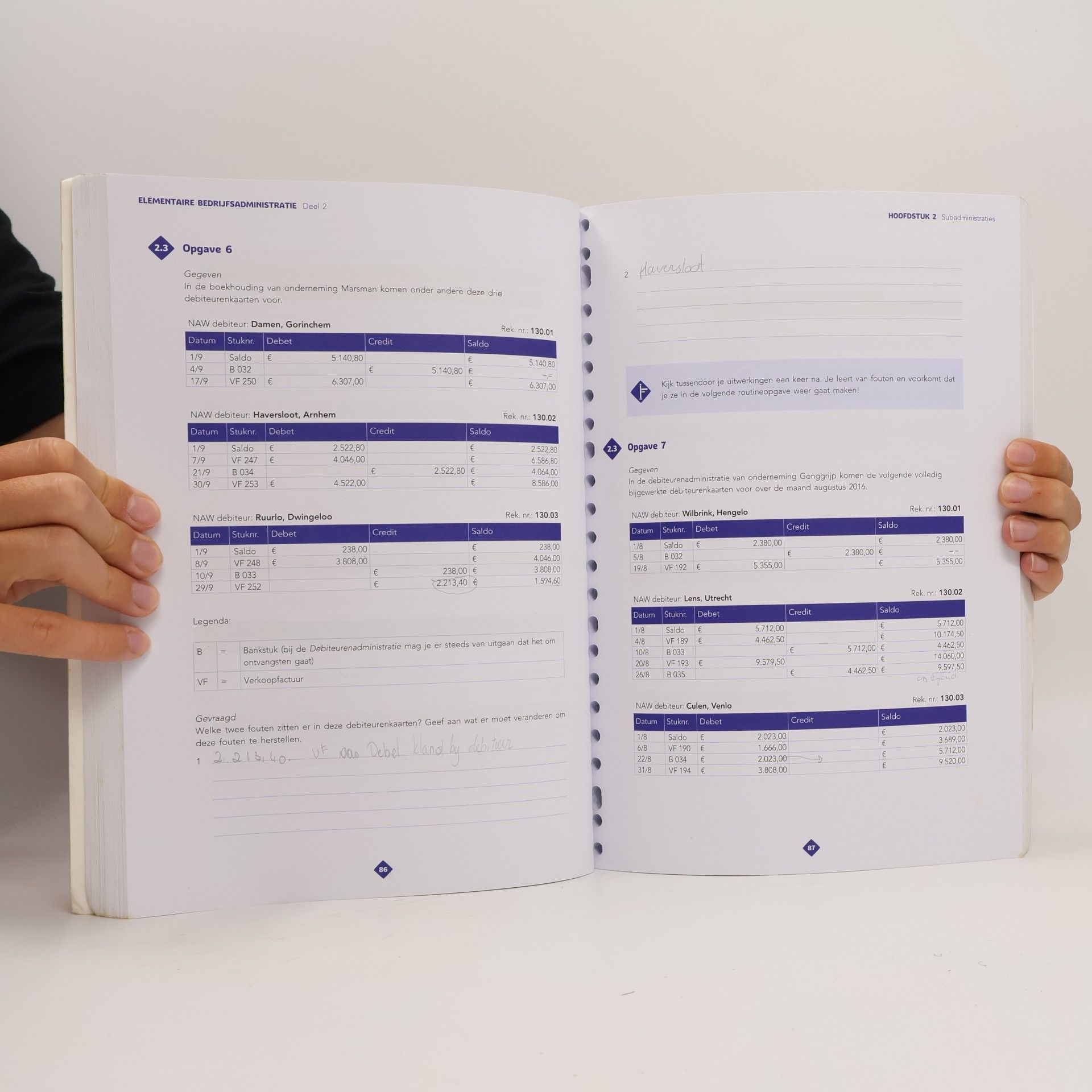 Gerard van Heeswijk Werkboek Elementaire Bedrijfsadministratie Deel 2