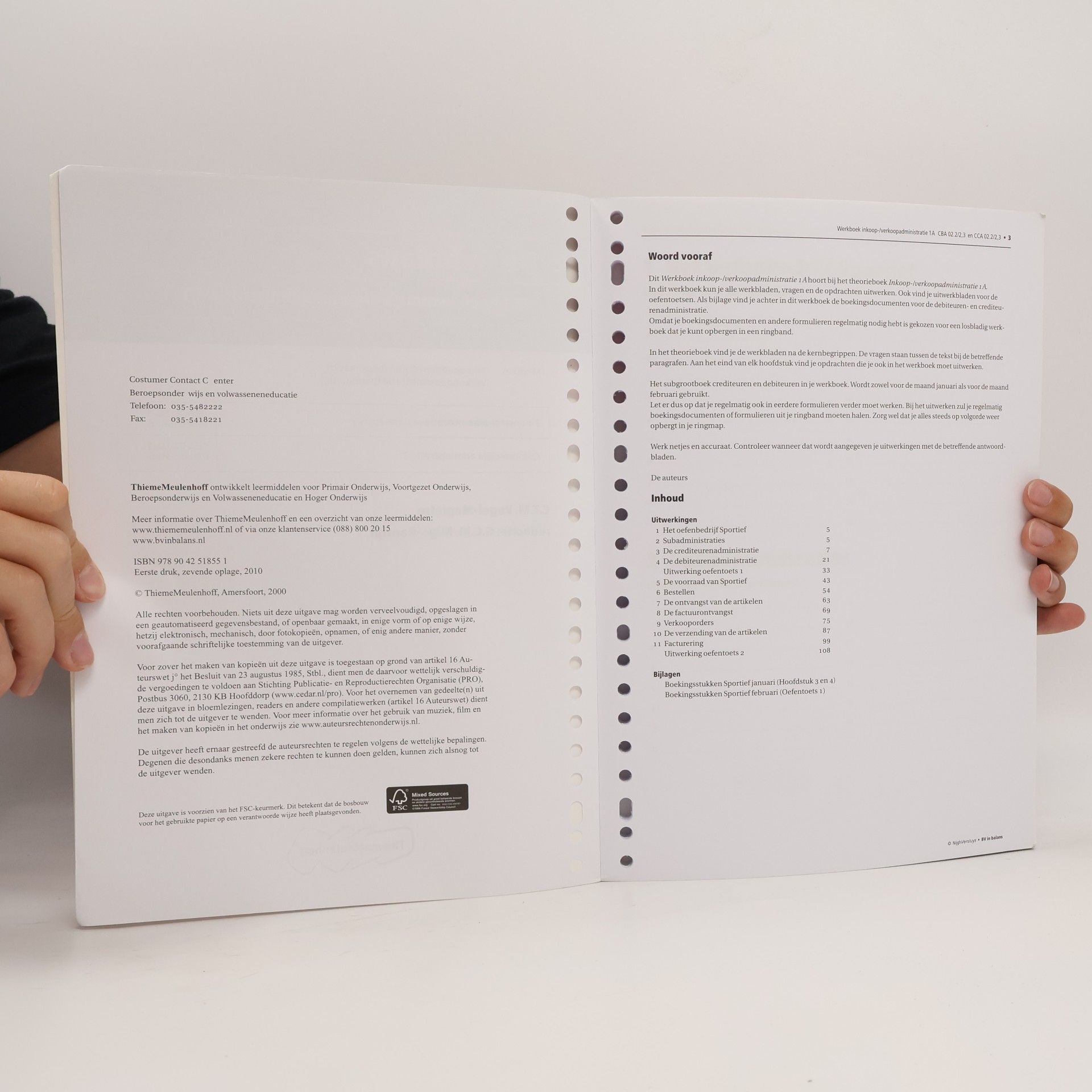 C.T.M. Vogel-Magielse BV in Balans Werkboek Inkoop-/Verkoopadministratie 1A