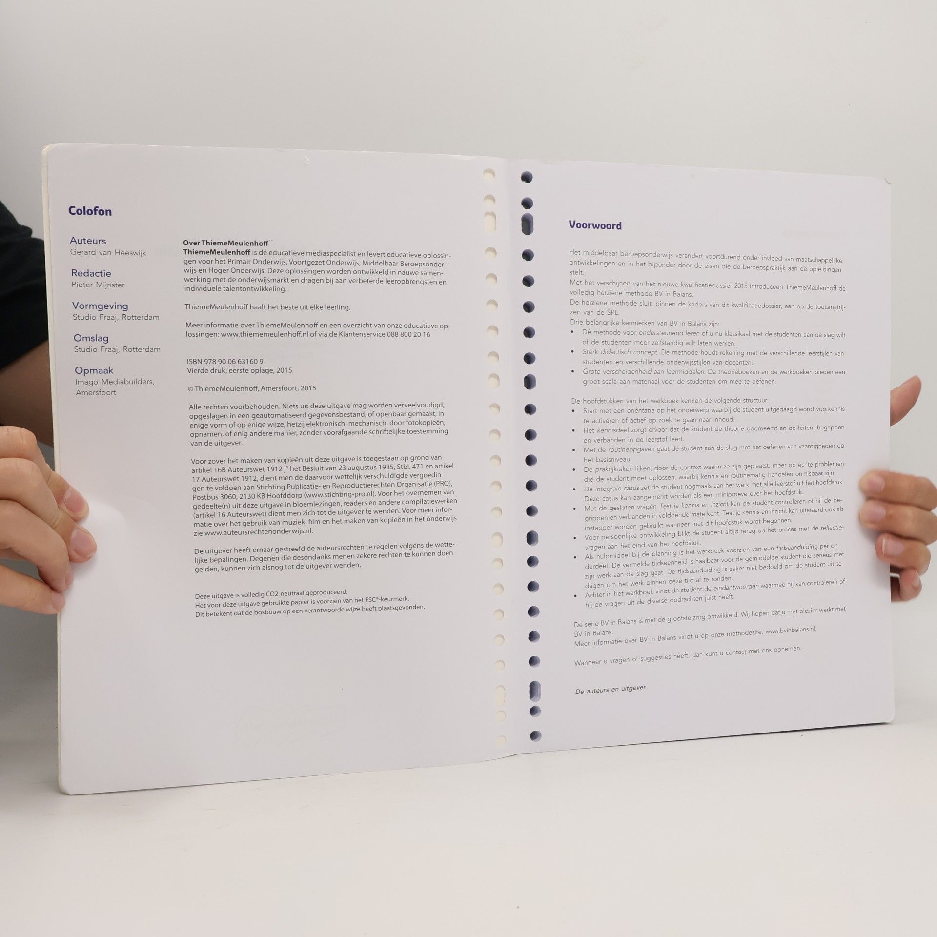 Gerard van Heeswijk MBO BV in Balans - 1: Elementaire bedrijfsadministratie Werkboek deel 1