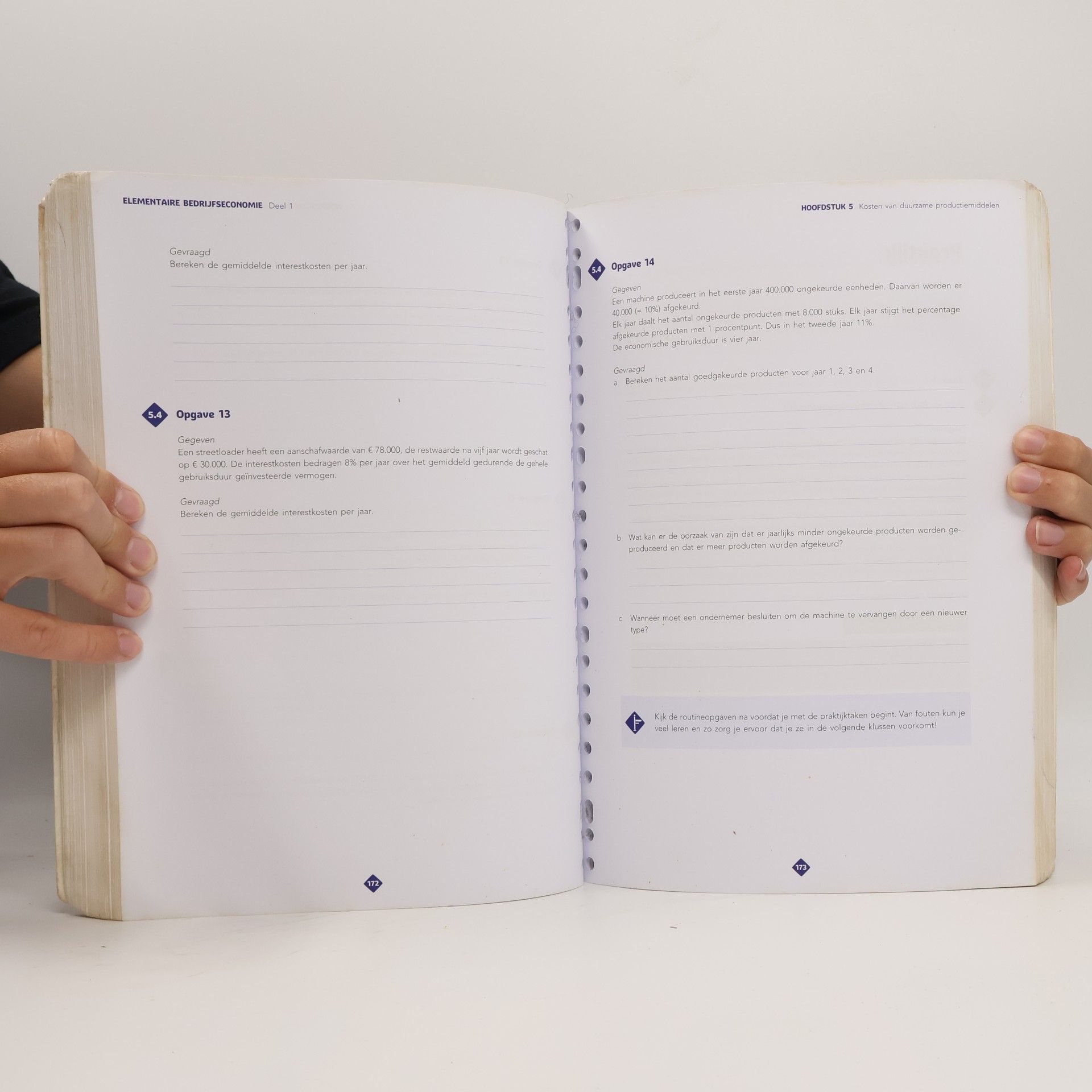 Edward van Balen Elementaire Bedrijfseconomie Werkboek Deel 1