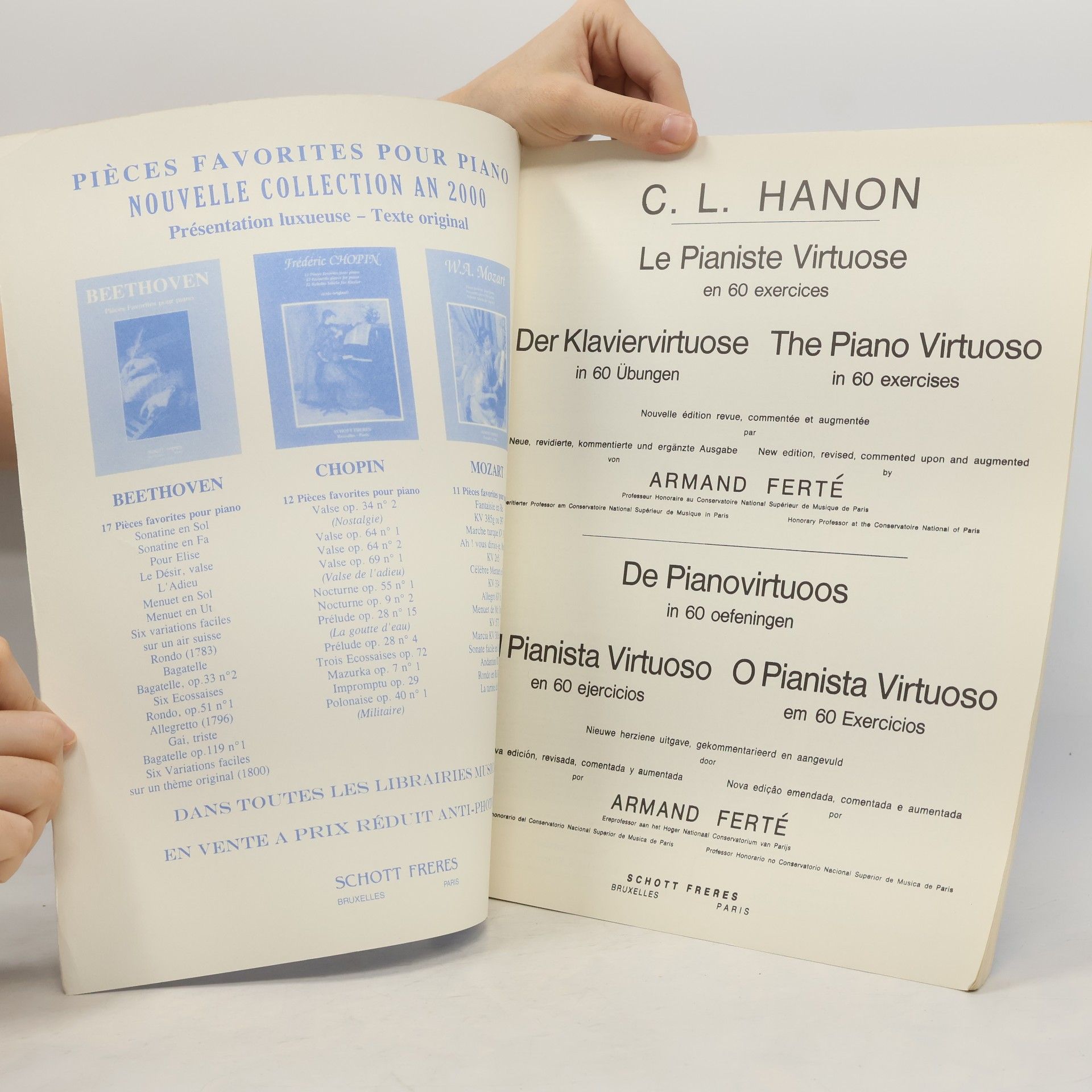 C. L. Hanon LE PIANISTE VIRTUOSE