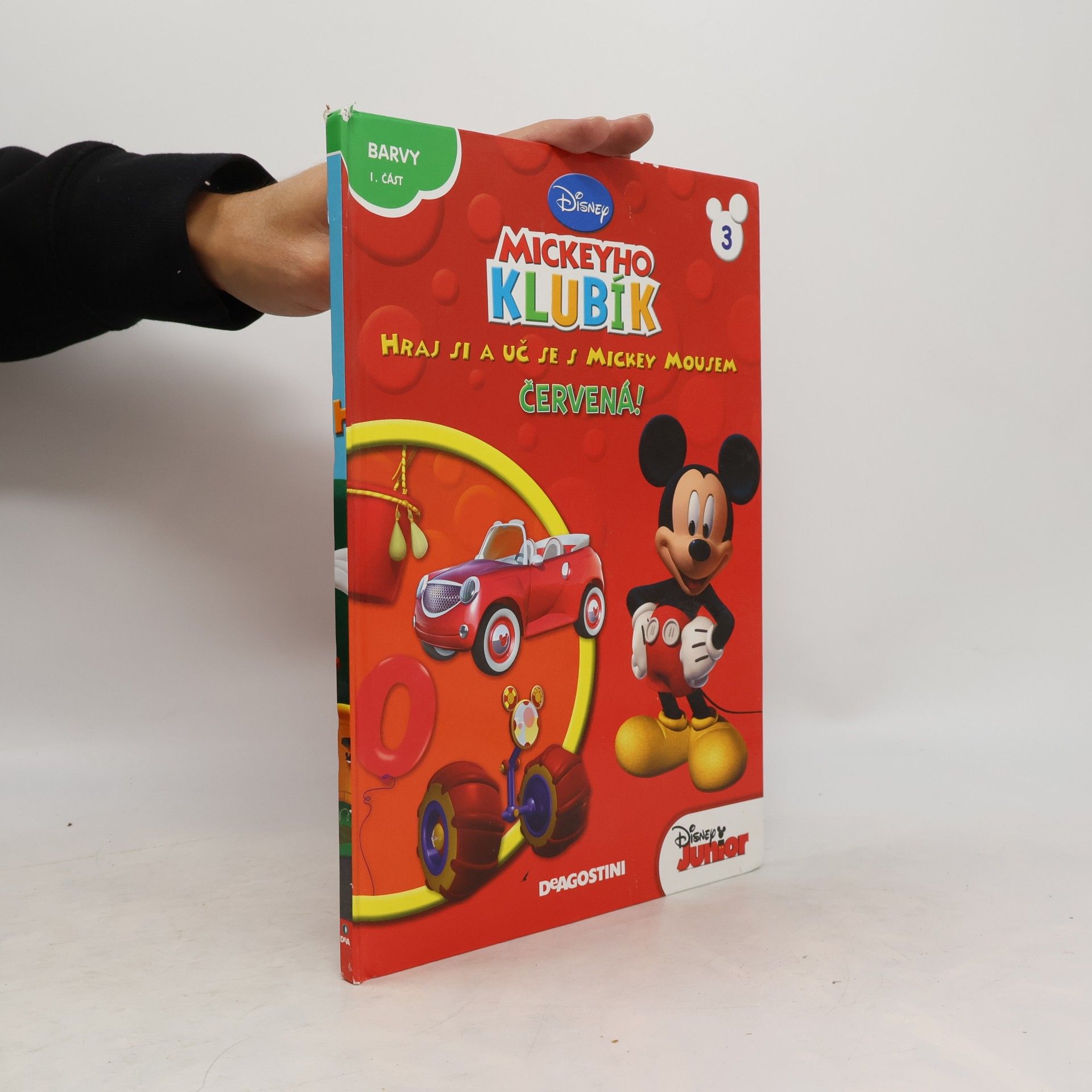 Kolektiv autorů Mickeyho Klubík. Hraj si a uč se s Mickey Mousem 3. Červená!