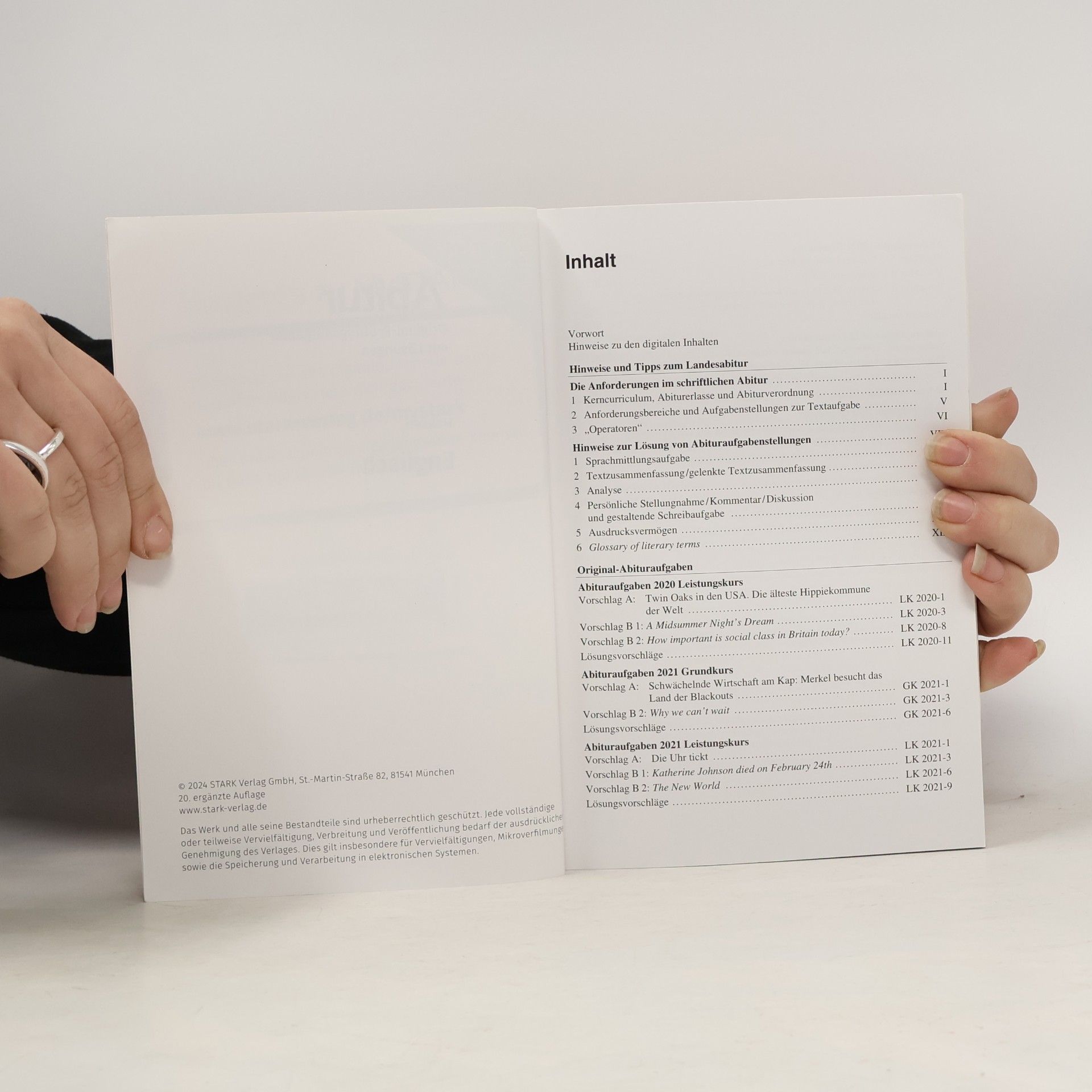 Birgit Holtwick 2025 Abitur Original-Prüfungsaufgaben mit Lösungen, Berlin/Brandenburg - Englisch