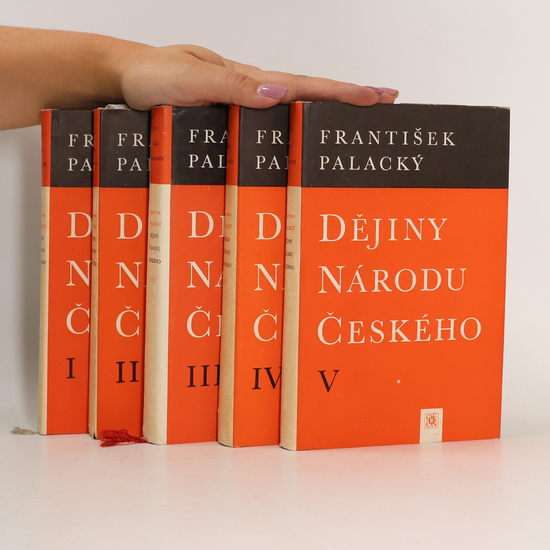 František Palacký Dějiny národu českého I.-V.