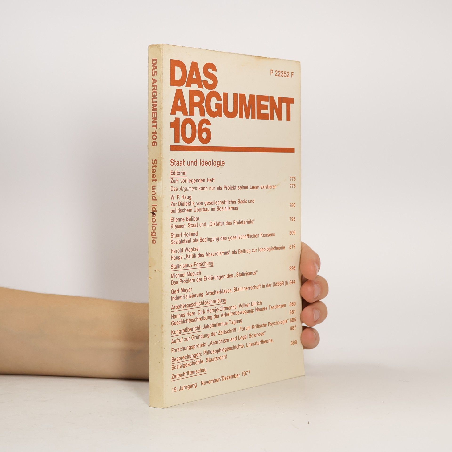 kolektiv Das Argument 106