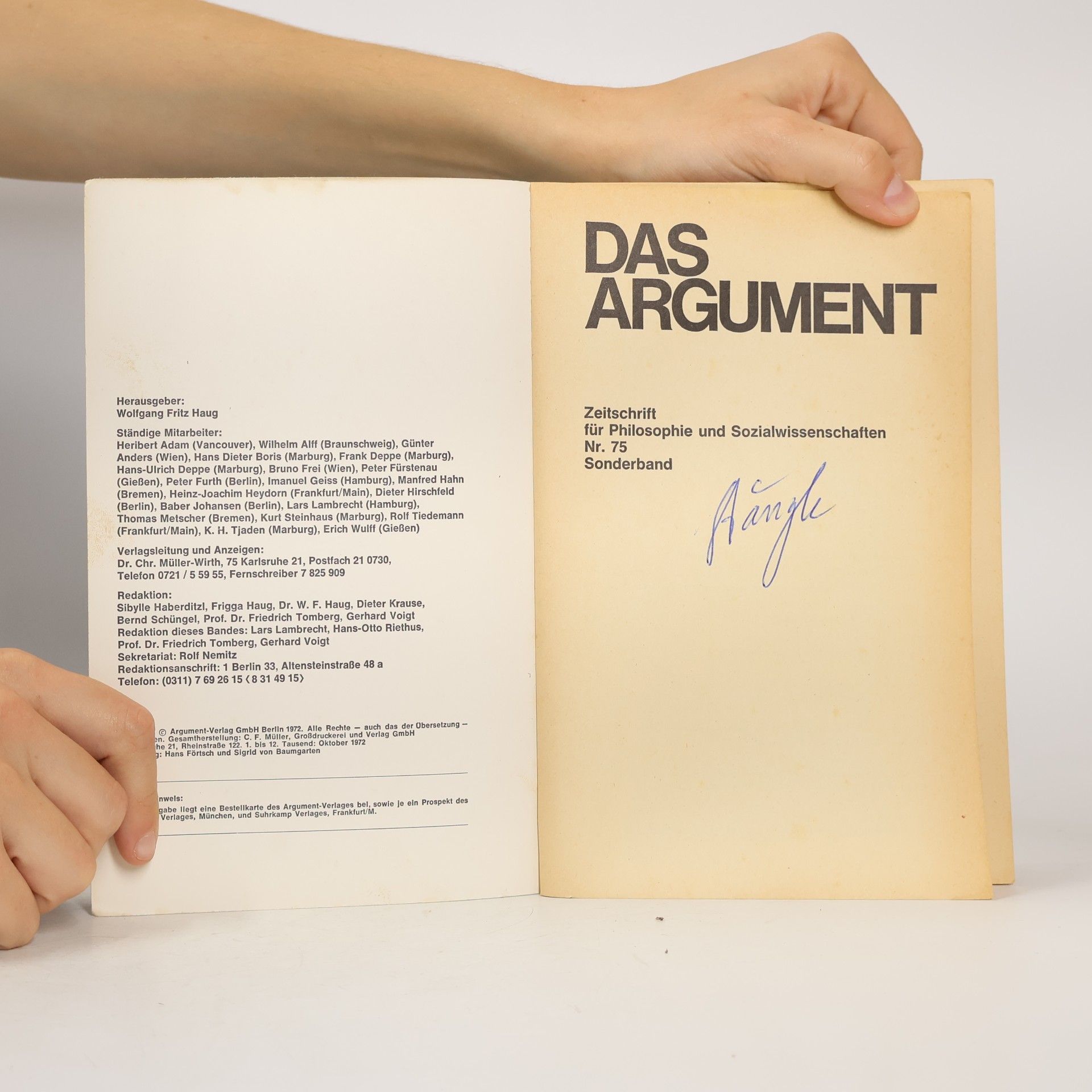kolektiv Das Argument 75