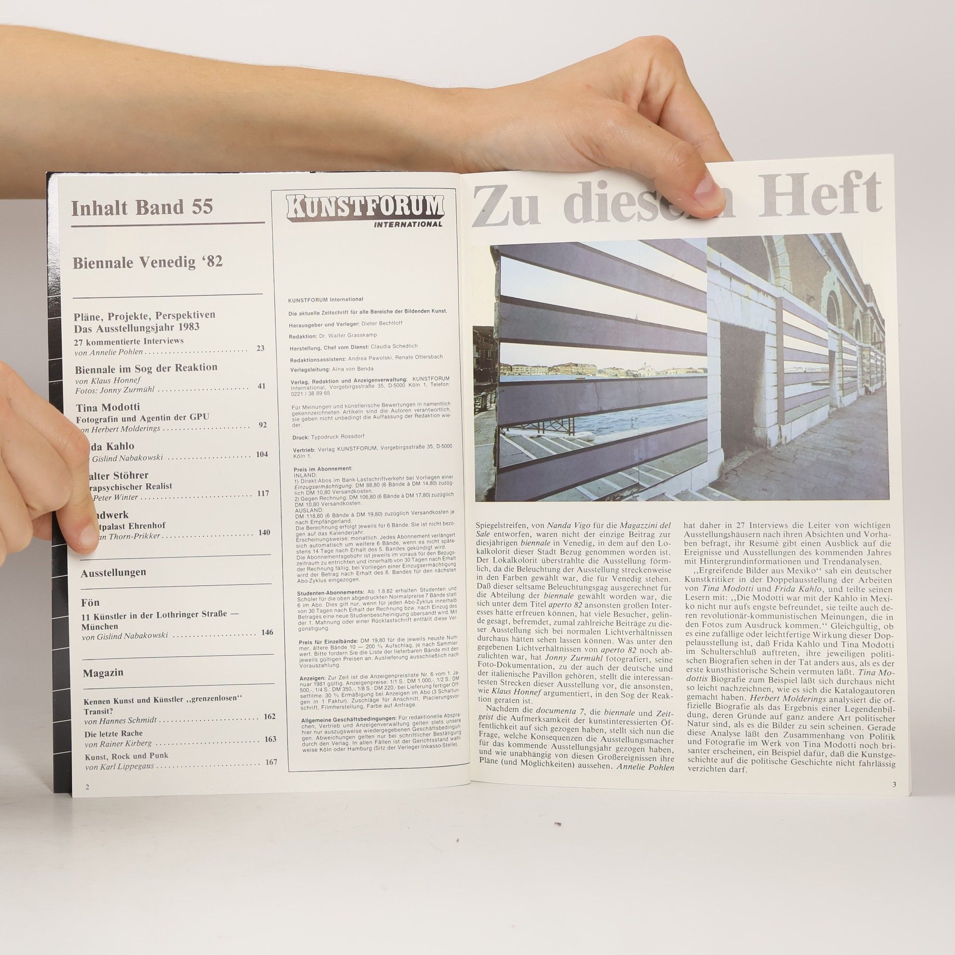 Dieter Bechtloff Biennale Venedig '82