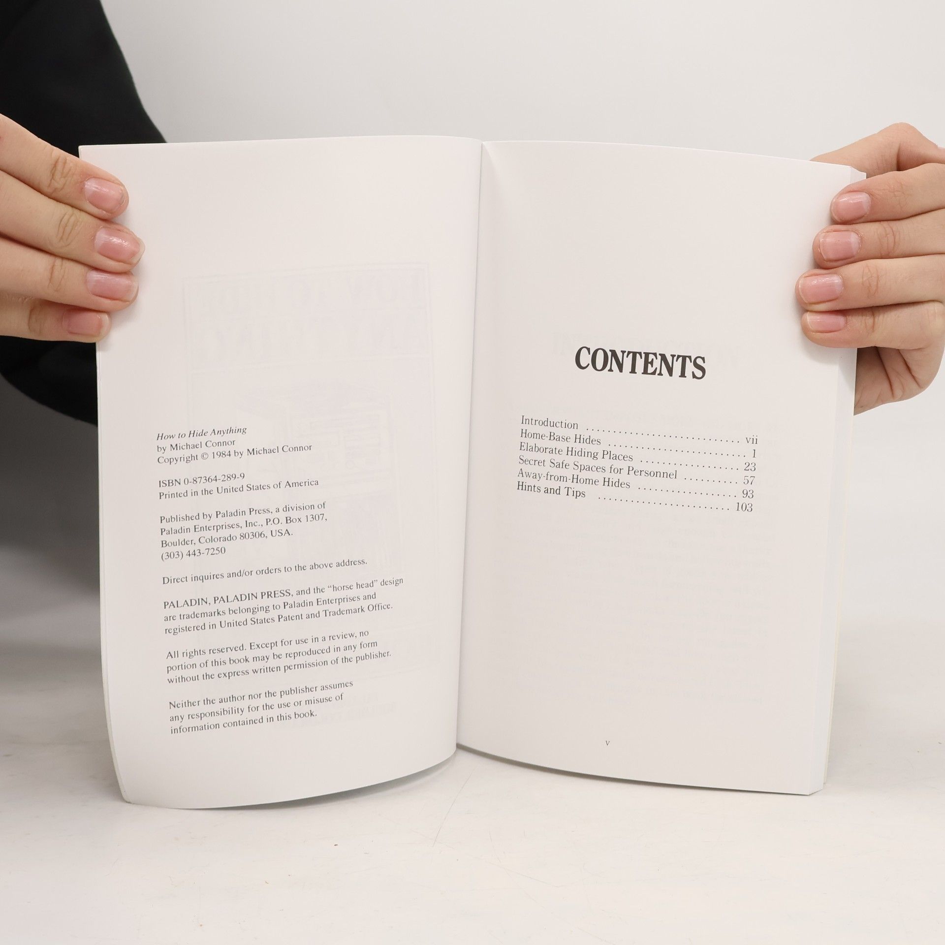 Michael Connor How to Hide Anything
