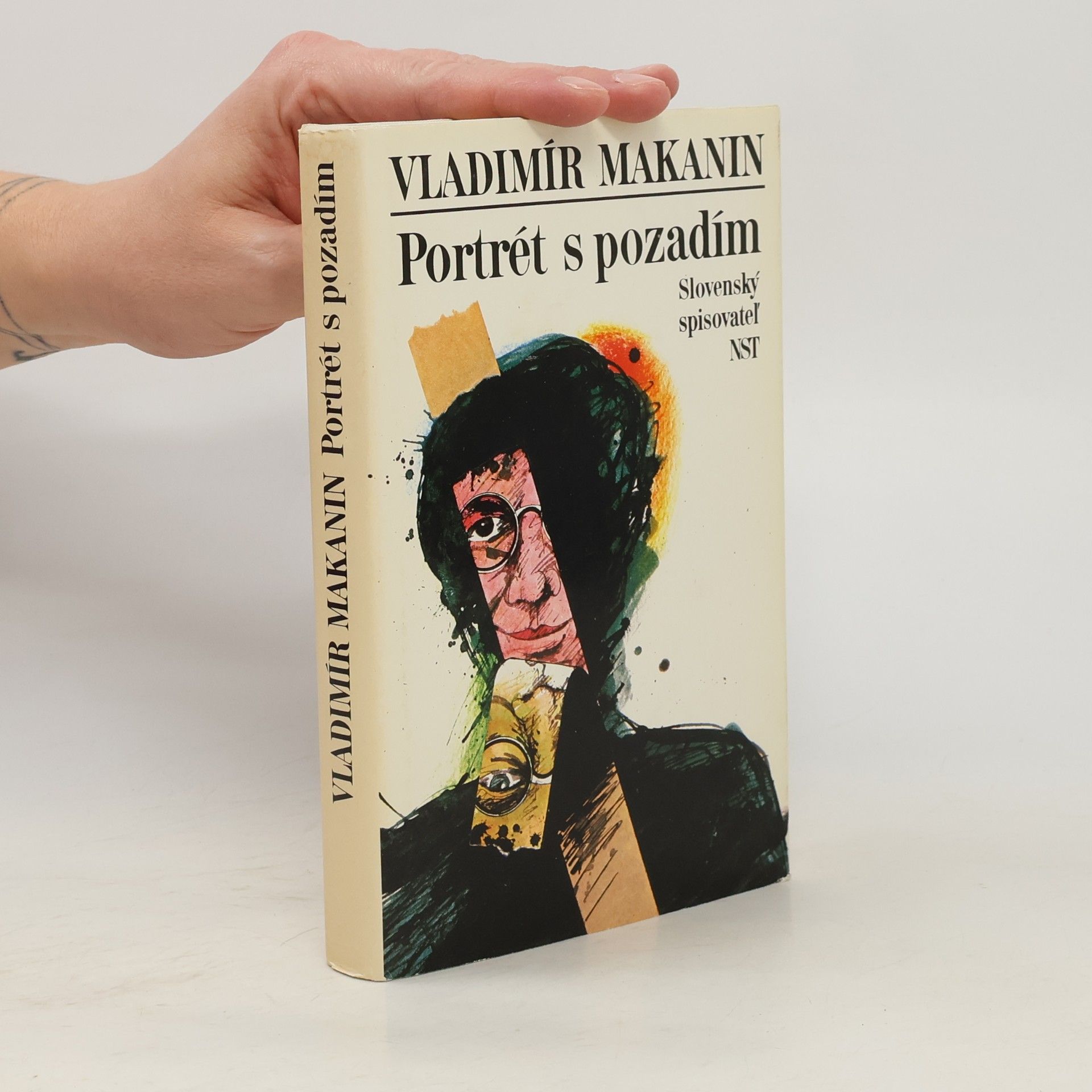 Vladimir S. Makanin Portrét s pozadím