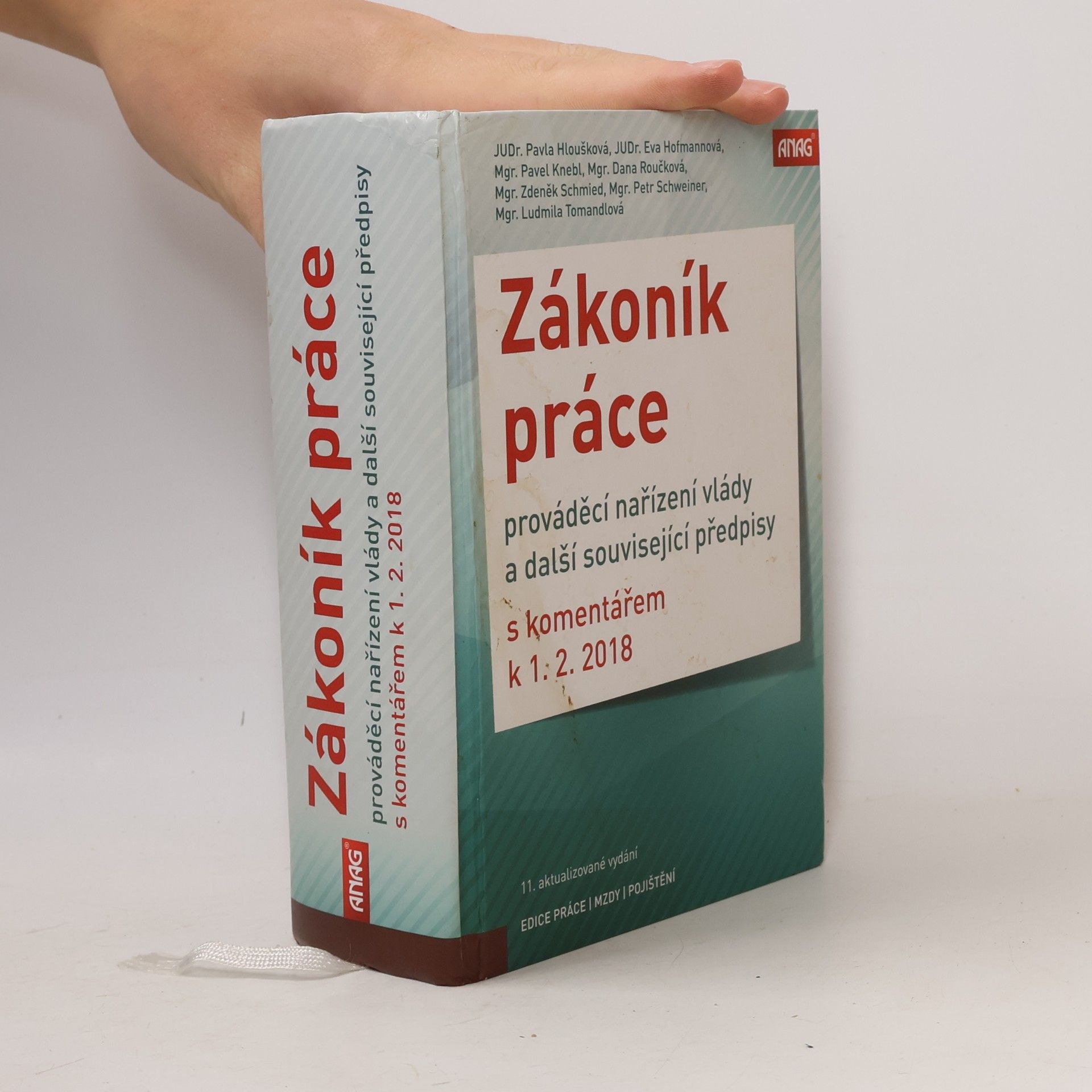 Autorenkollektiv Zákoník práce: Prováděcí nařízení vlády a další související předpisy: S komentářem k 1.2.2018