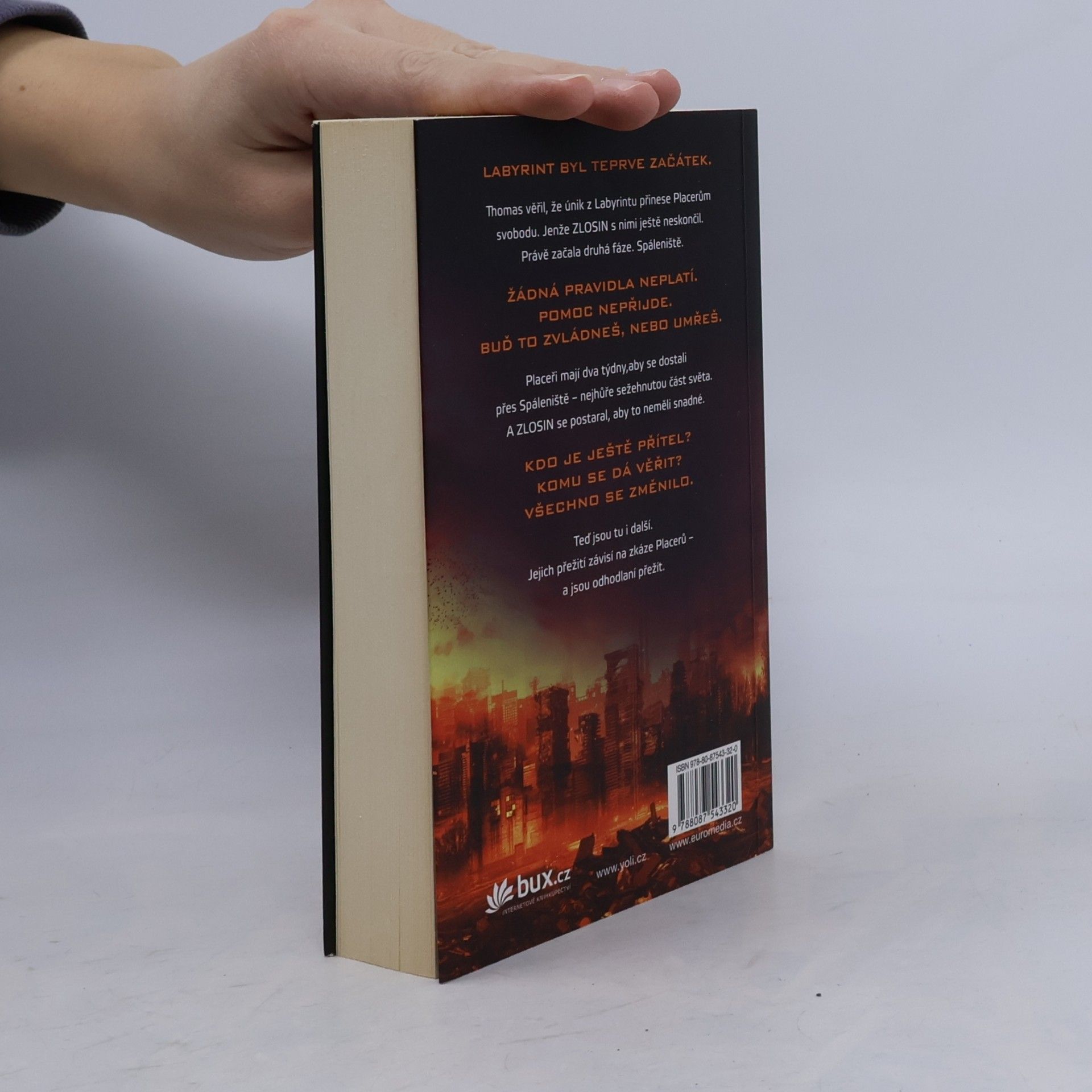 James Dashner Labyrint. 2, Spáleniště: zkouška
