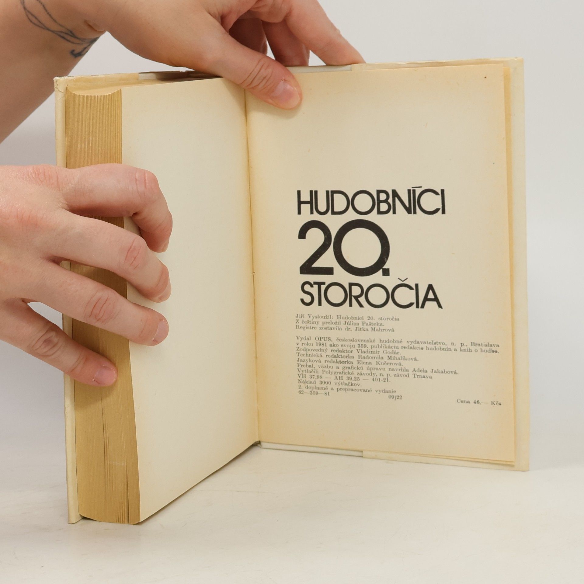 Jiří Vysloužil Hudobníci 20. storočia.