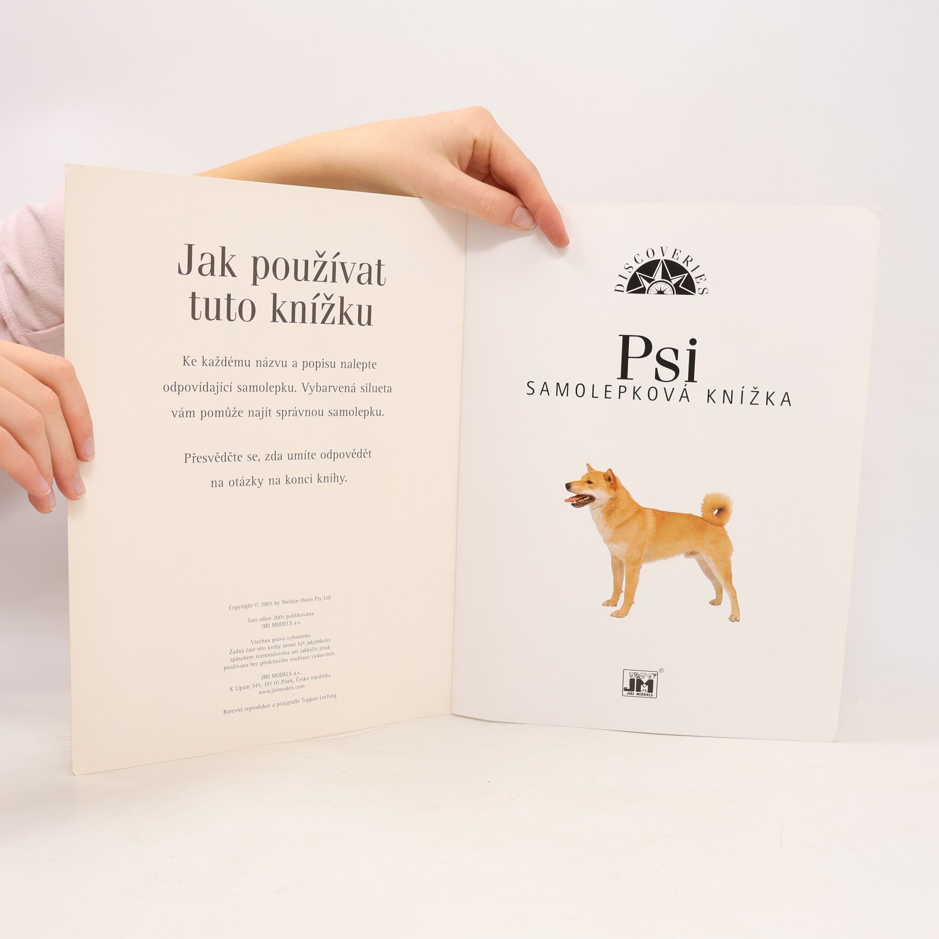 kolektiv Psi. Samolepková knížka