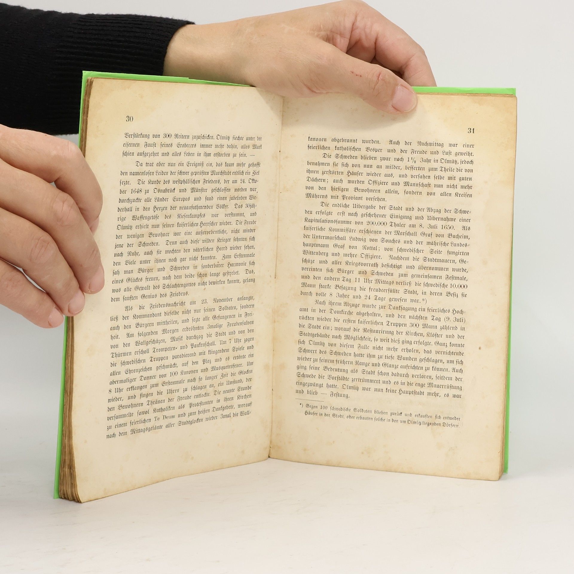 Josef August Bartsch Olmütz im Jahre 1758 und seine frühere Kriegsgeschichte