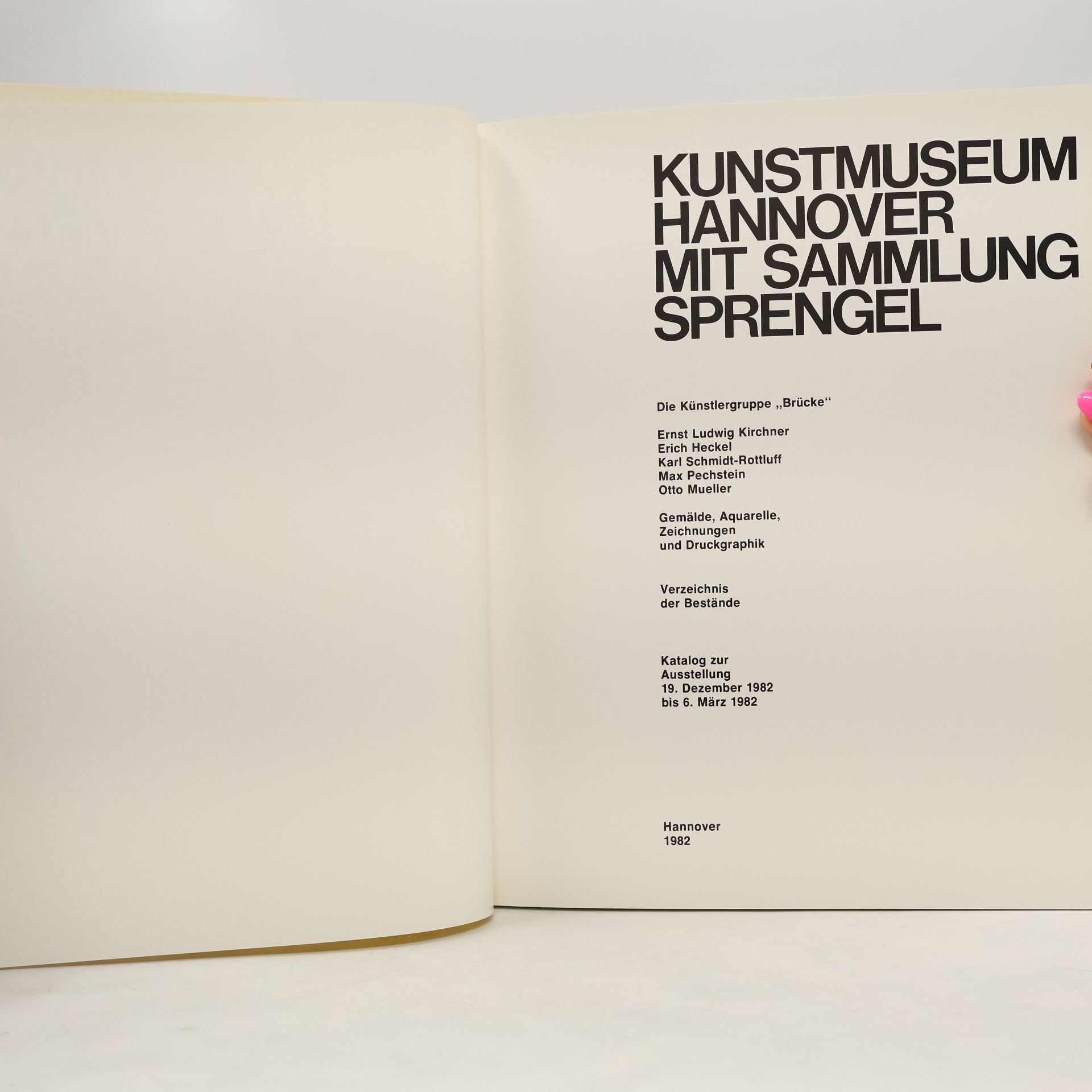 Ernst Ludwig Kirchner Kunstmuseum Hannover mit Sammlung Sprengel. Die Künstlergruppe Brücke