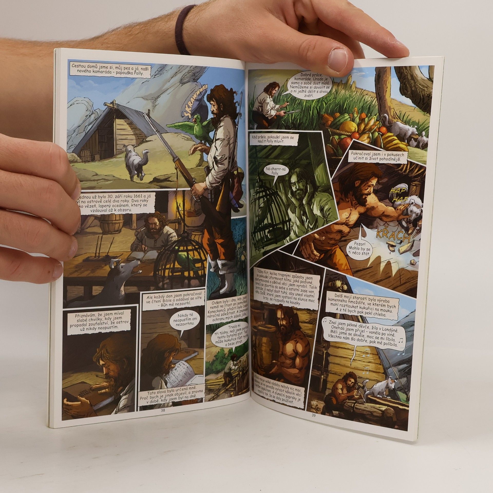 Dan Johnson Robinson Crusoe. Komiks