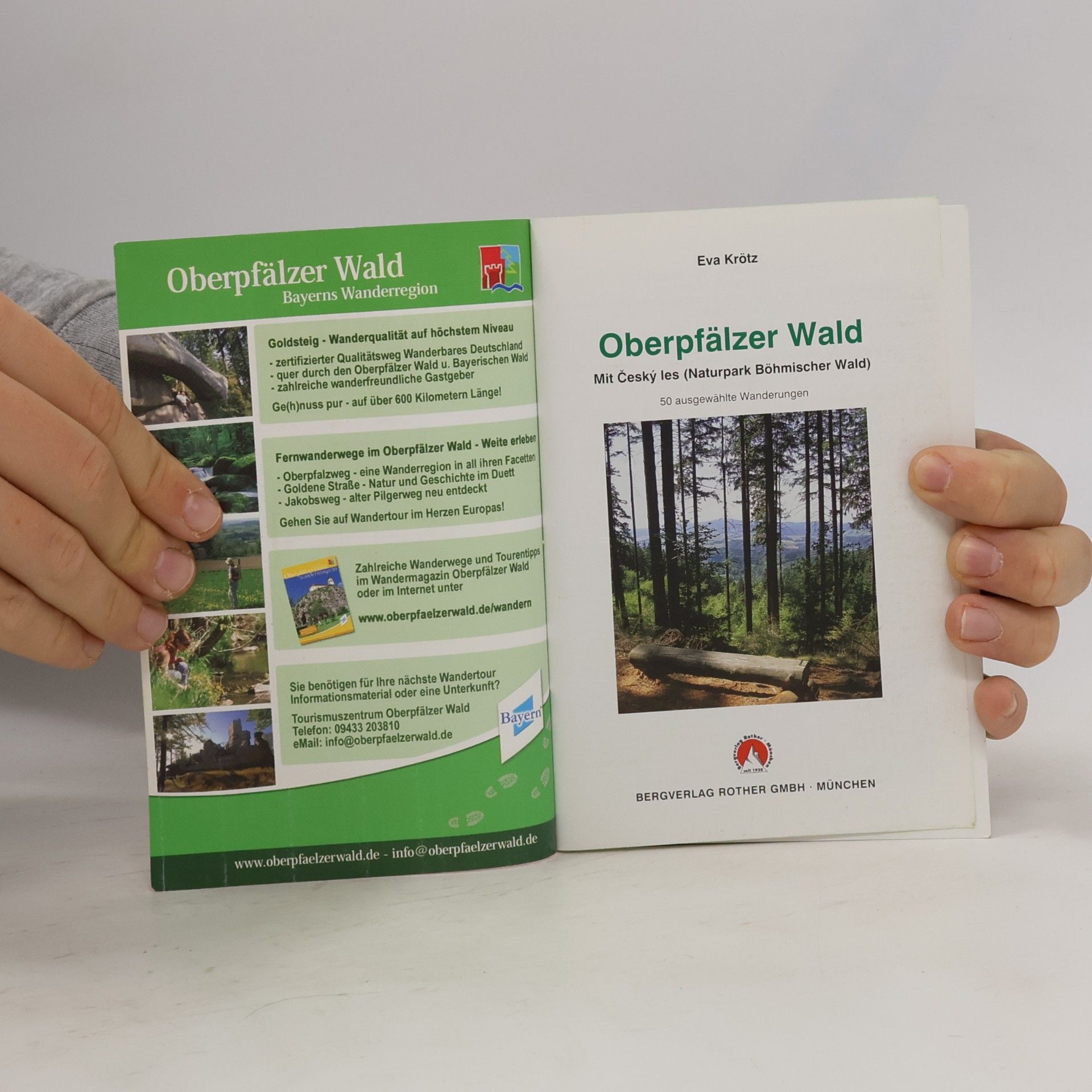 Eva Krötz Rother Wanderführer: Oberpfälzer Wald