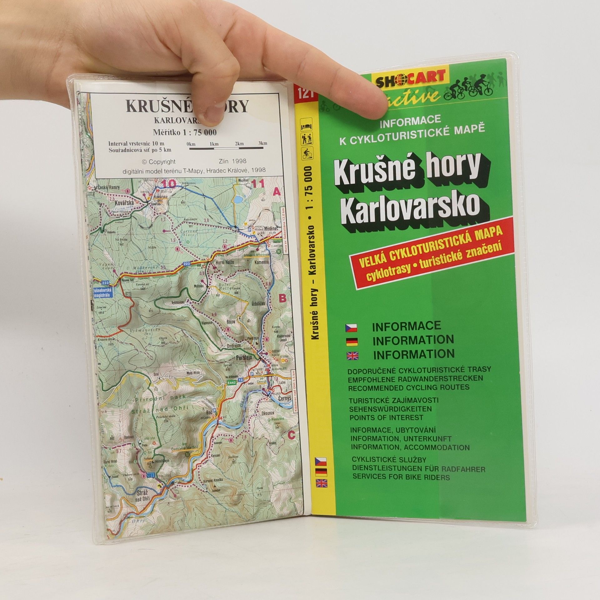 Autorenkollektiv Krušné hory západ. Velká cykloturistická mapa