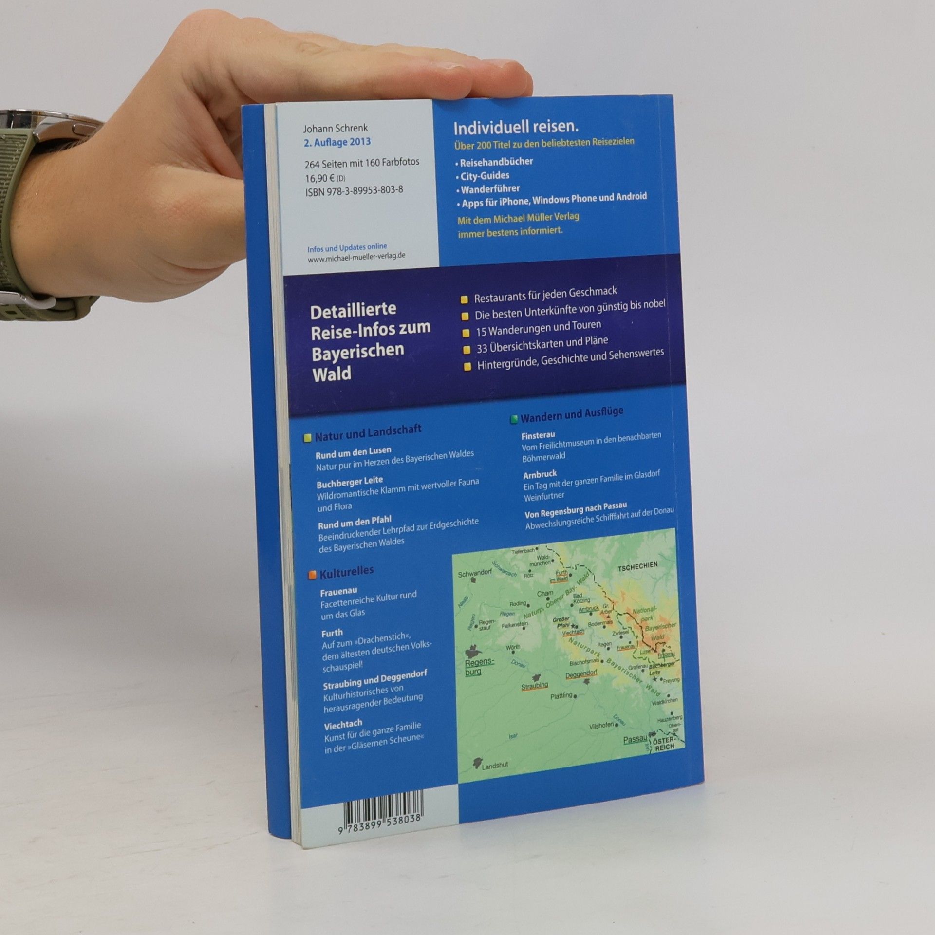 Johann Schrenk Bayerischer Wald. Reiseführer mit vielen praktischen Tipps.