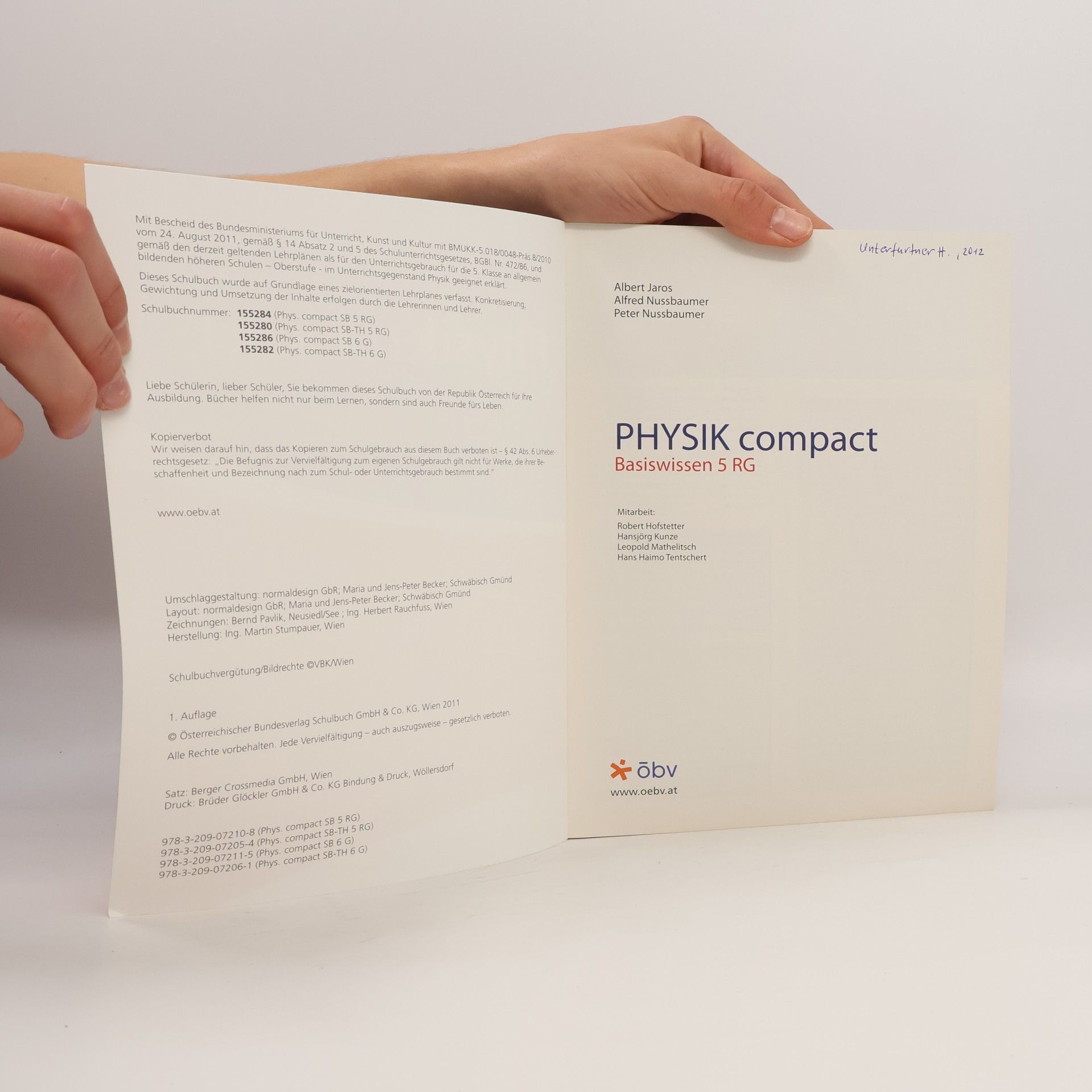 Kolektiv autorů Physik compact. Basiswissen 5