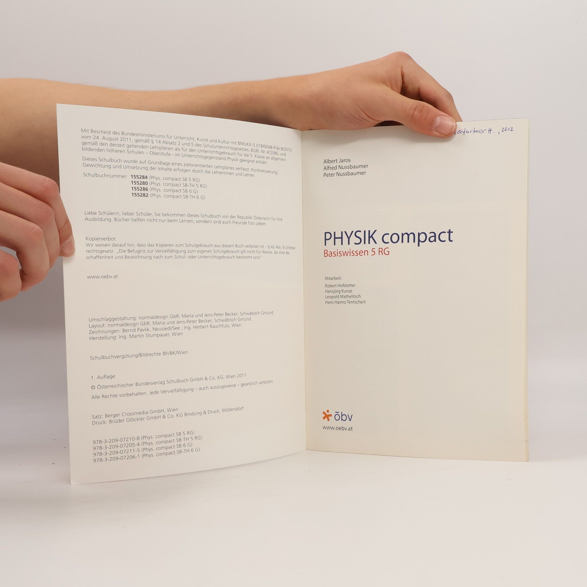 Kolektiv autorů Physik compact. Basiswissen 5