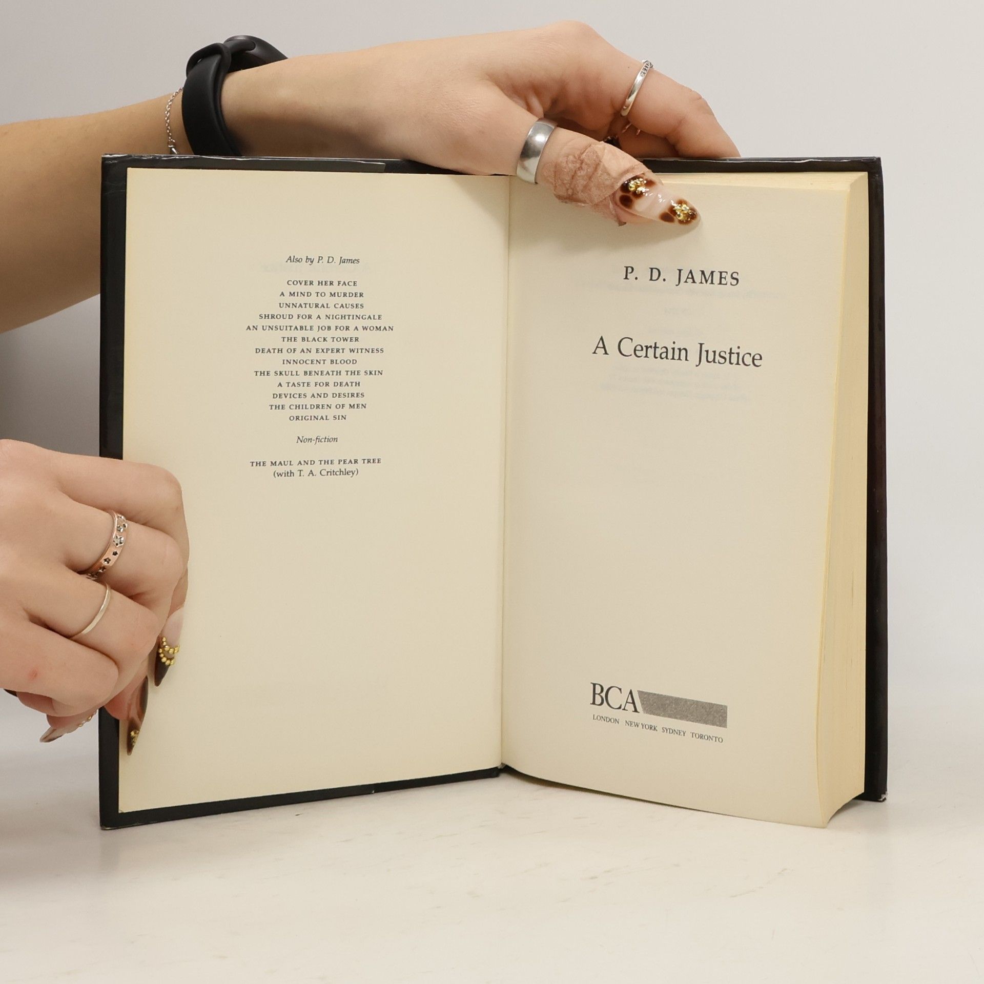 Phyllis Dorothy James A Certain Justice