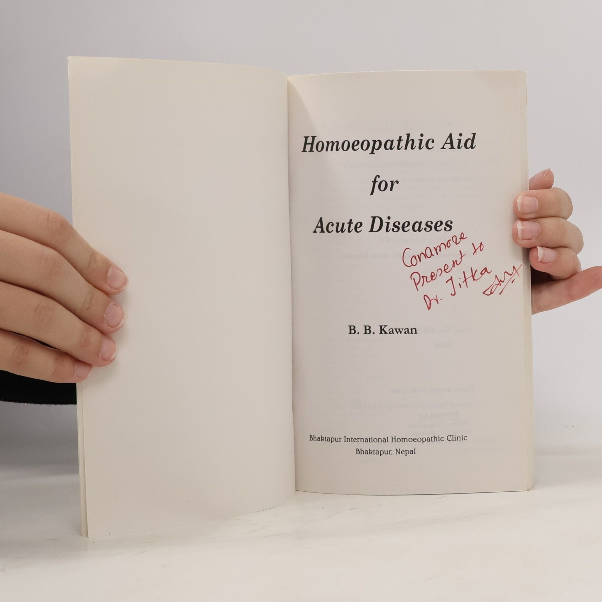 Bishnu Bhakta Kawan Homoepathic Aid for Acute Diseases