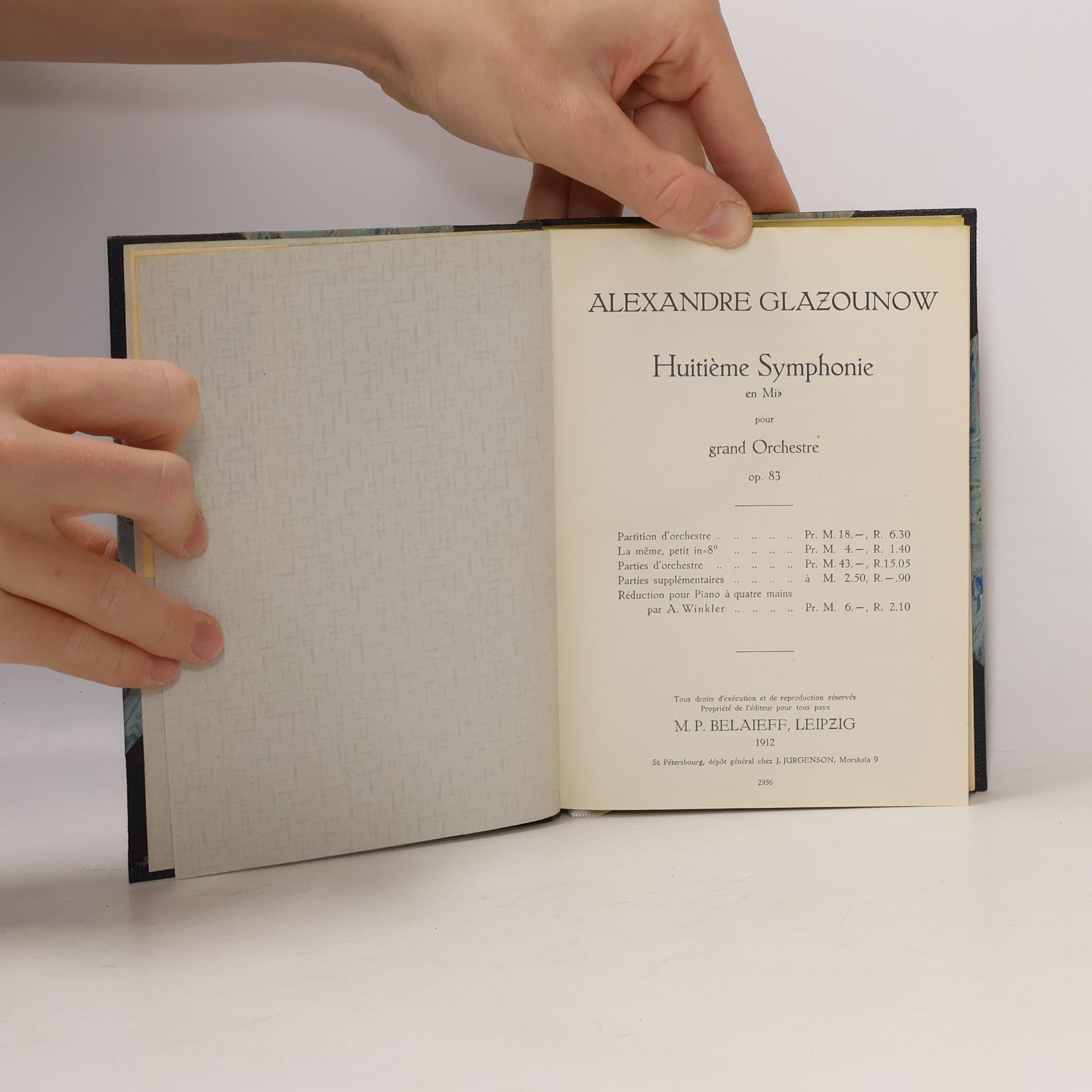 Alexandre Glazounow Huitieme Symphonie