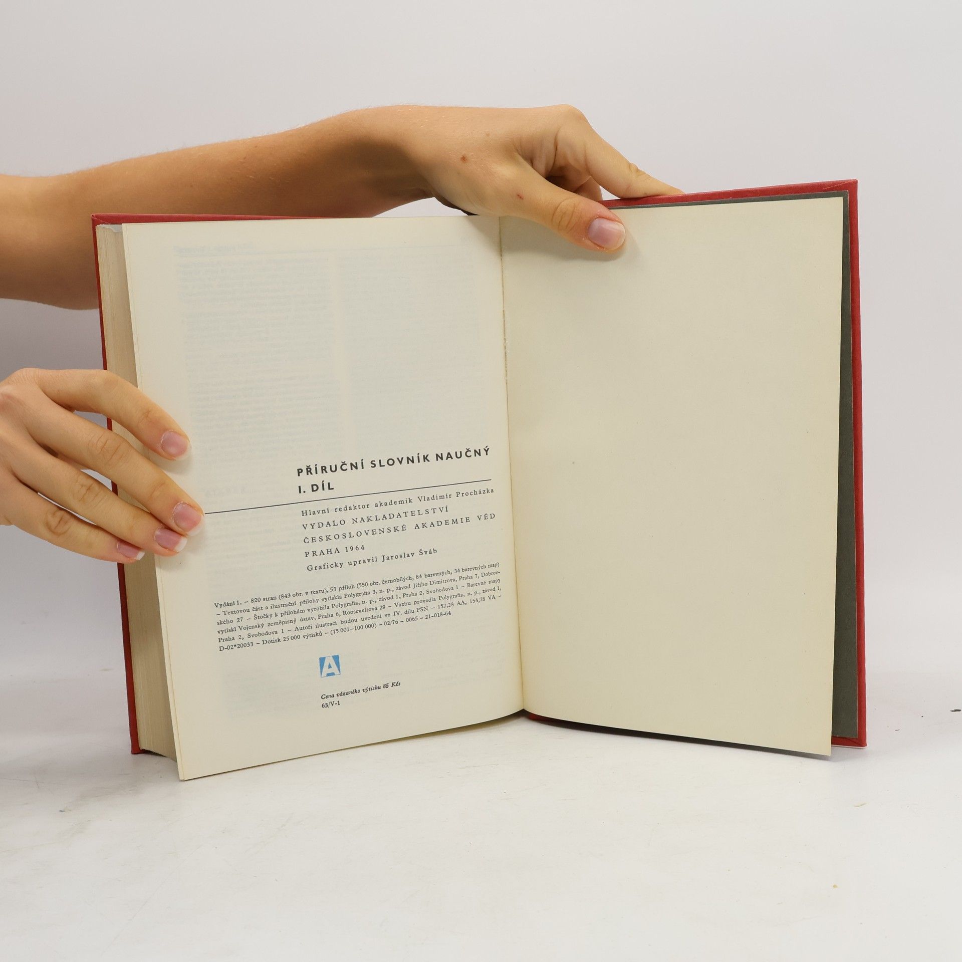Autorenkollektiv Přiruční slovník naučný, I. díl