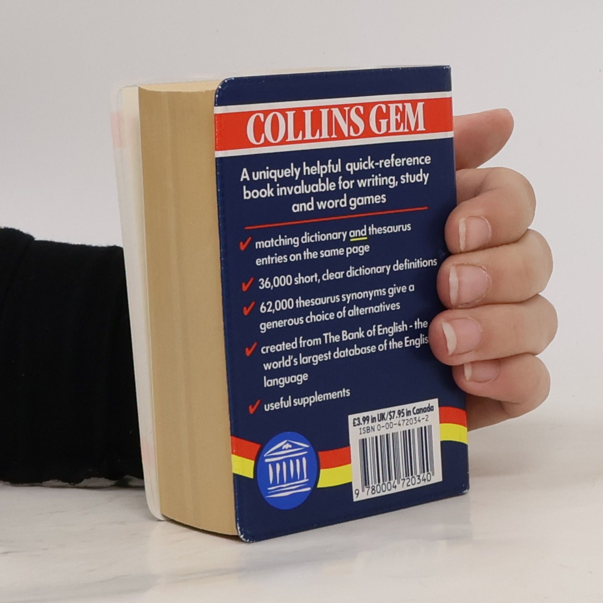 Various authors Collins Gem Dictionary and Thesaurus