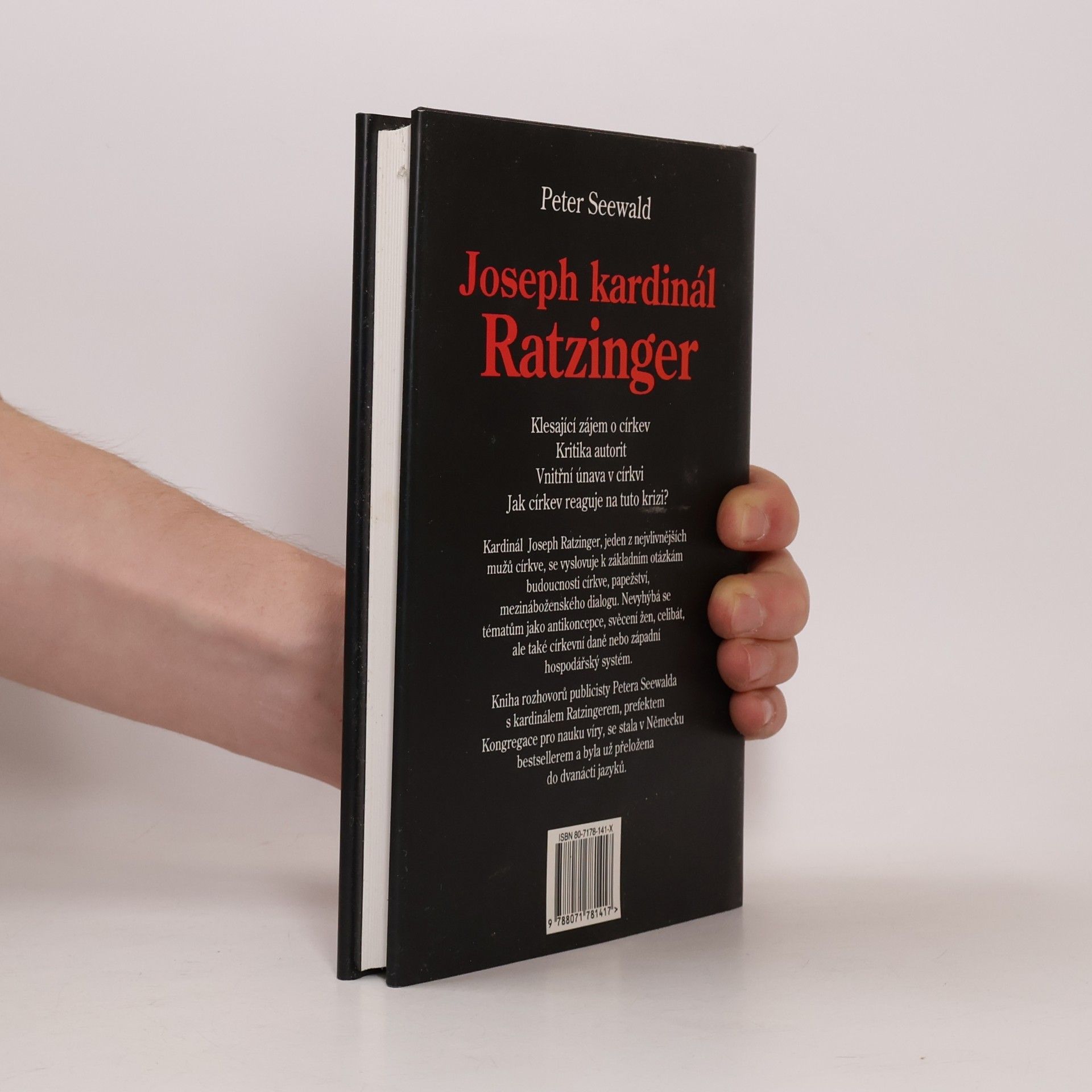 Alžběta Sirovátková Joseph kardinál Ratzinger. Křesťanství na přelomu tisíciletí