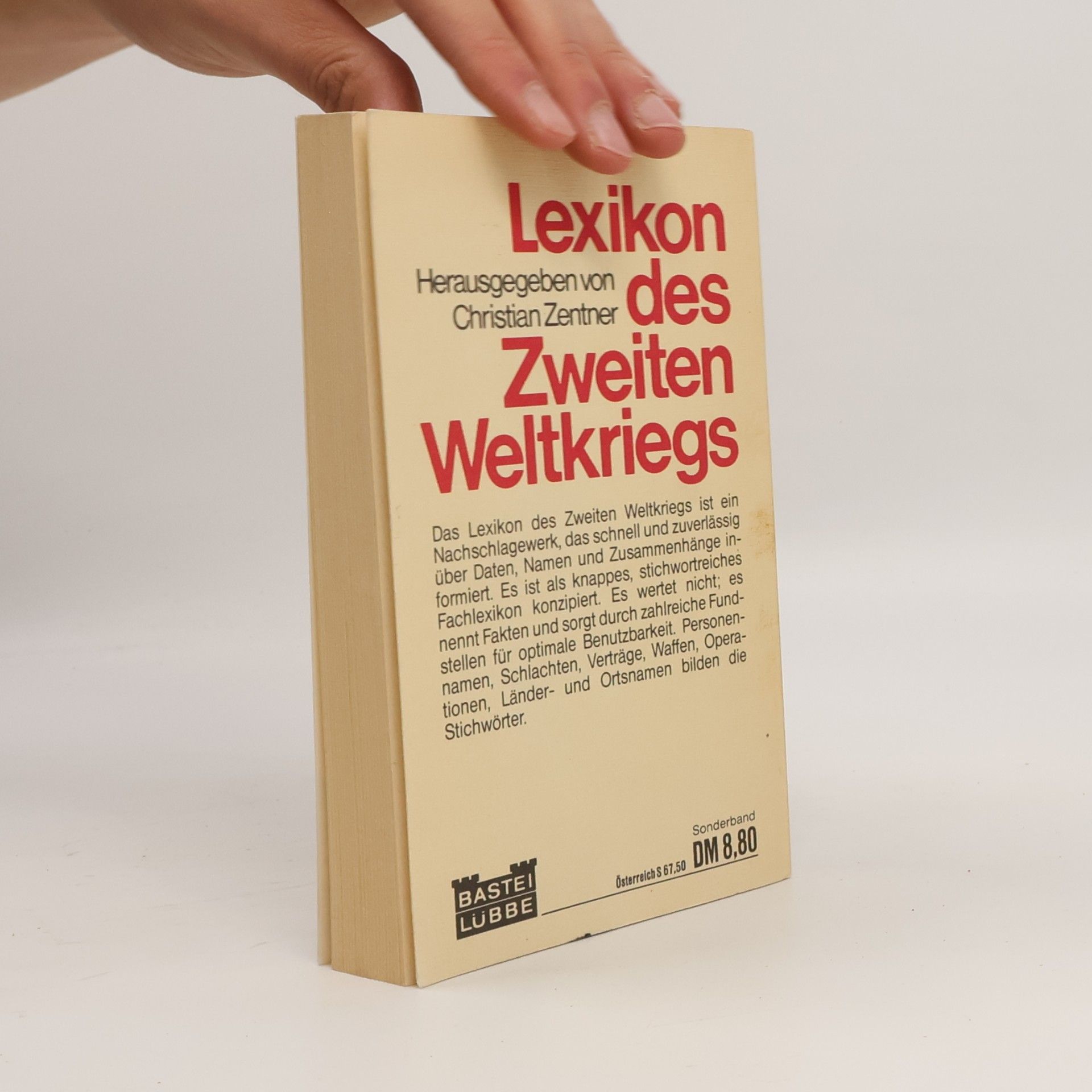 Christian Zentner Lexikon des Zweiten Weltkriegs