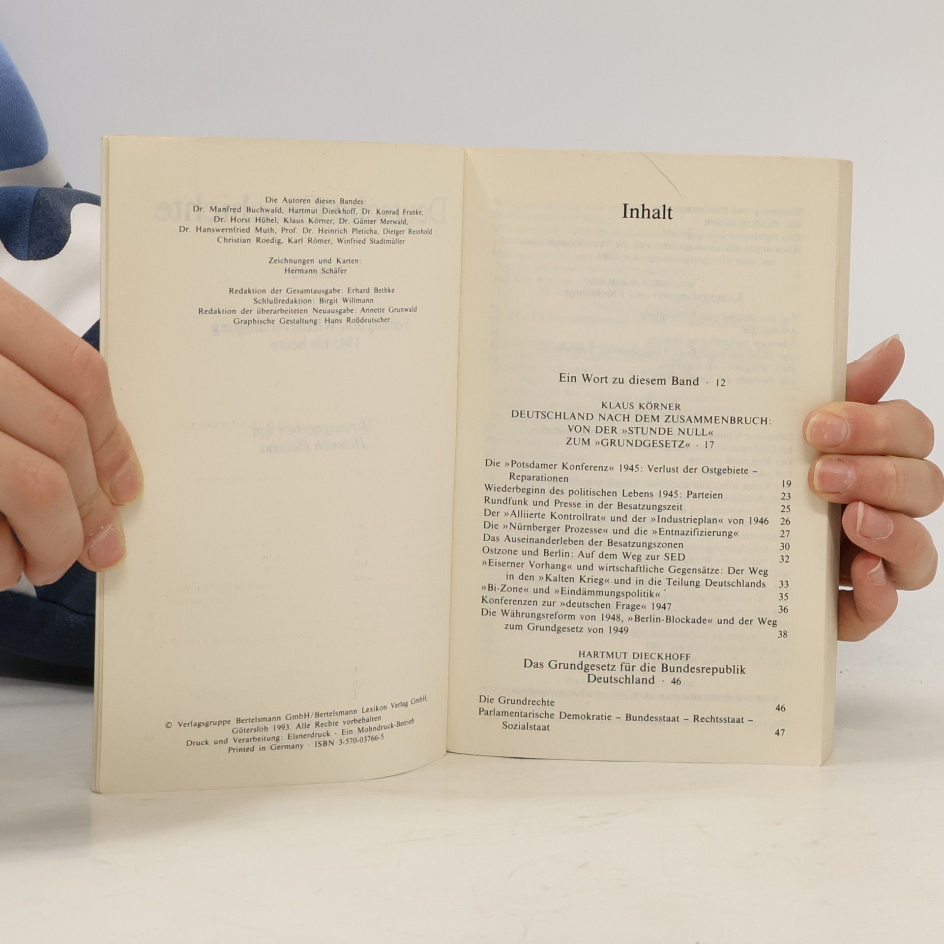 Manfred Buchwald Deutsche Geschichte